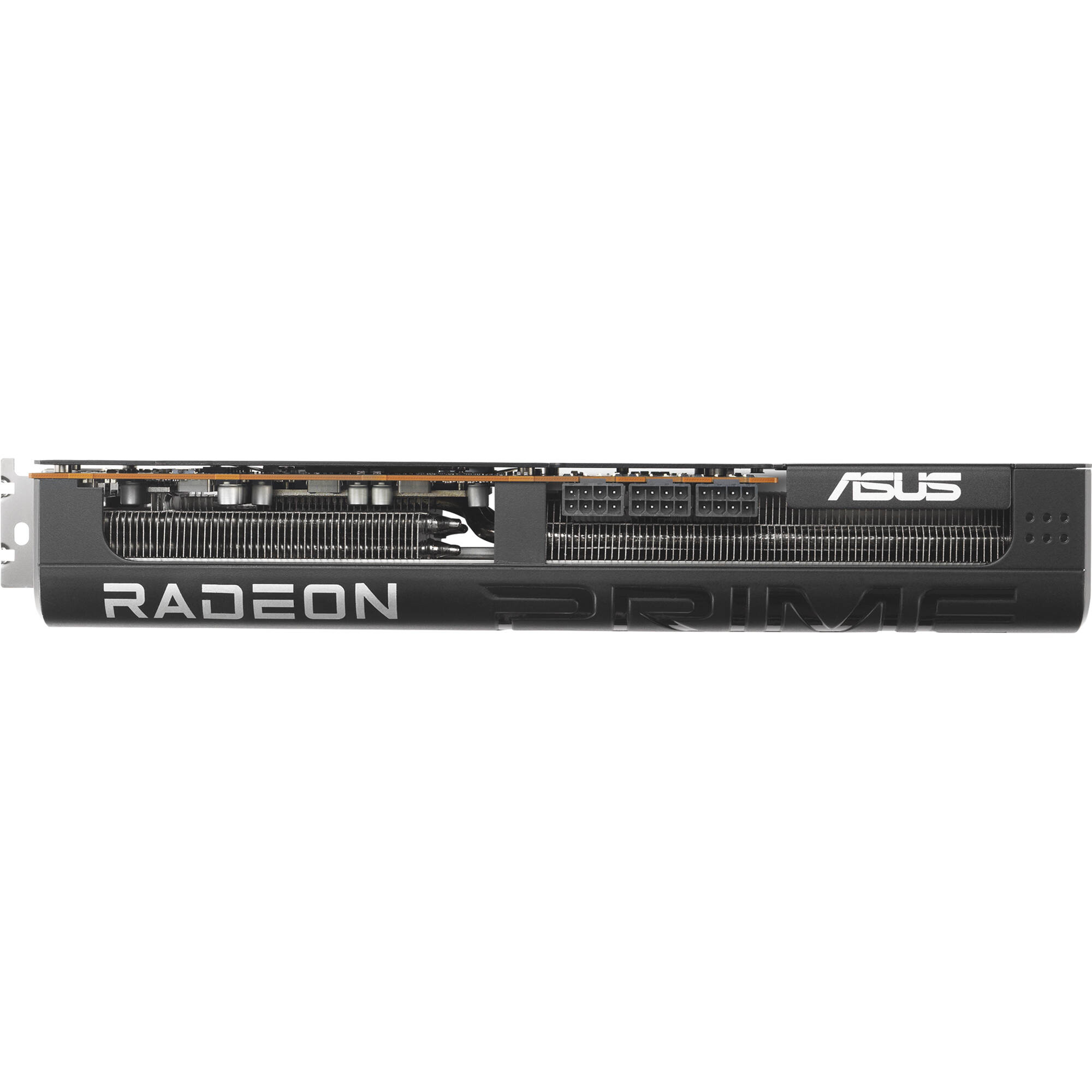ASUS PRIME RX 9070 XT O16G graphics card with triple-fan cooling and 16 GB GDDR6 memory — view 8