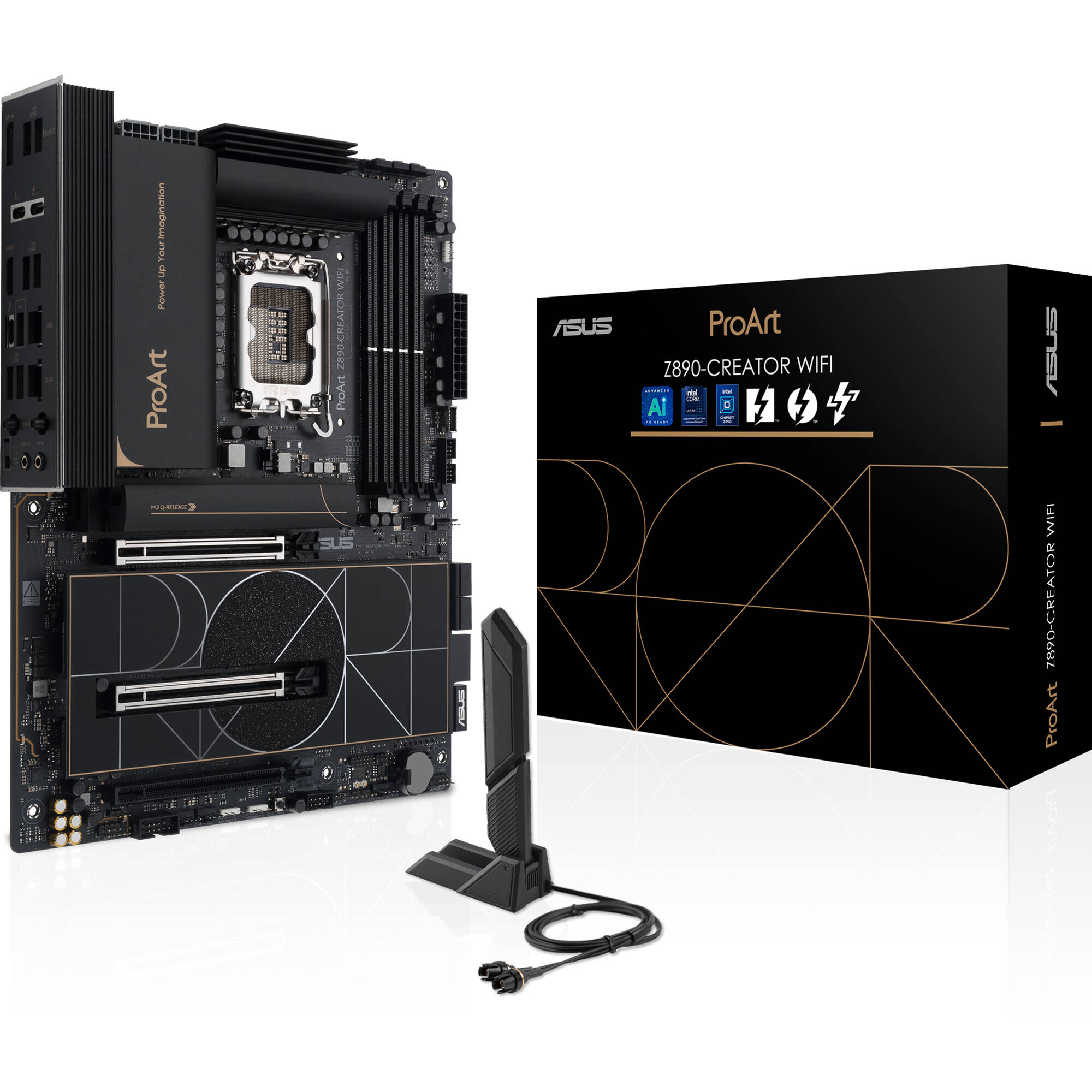 ASUS ProArt Z890-CREATOR WIFI ATX motherboard for Intel LGA 1851 with Thunderbolt 5 and WiFi 7 — view 10