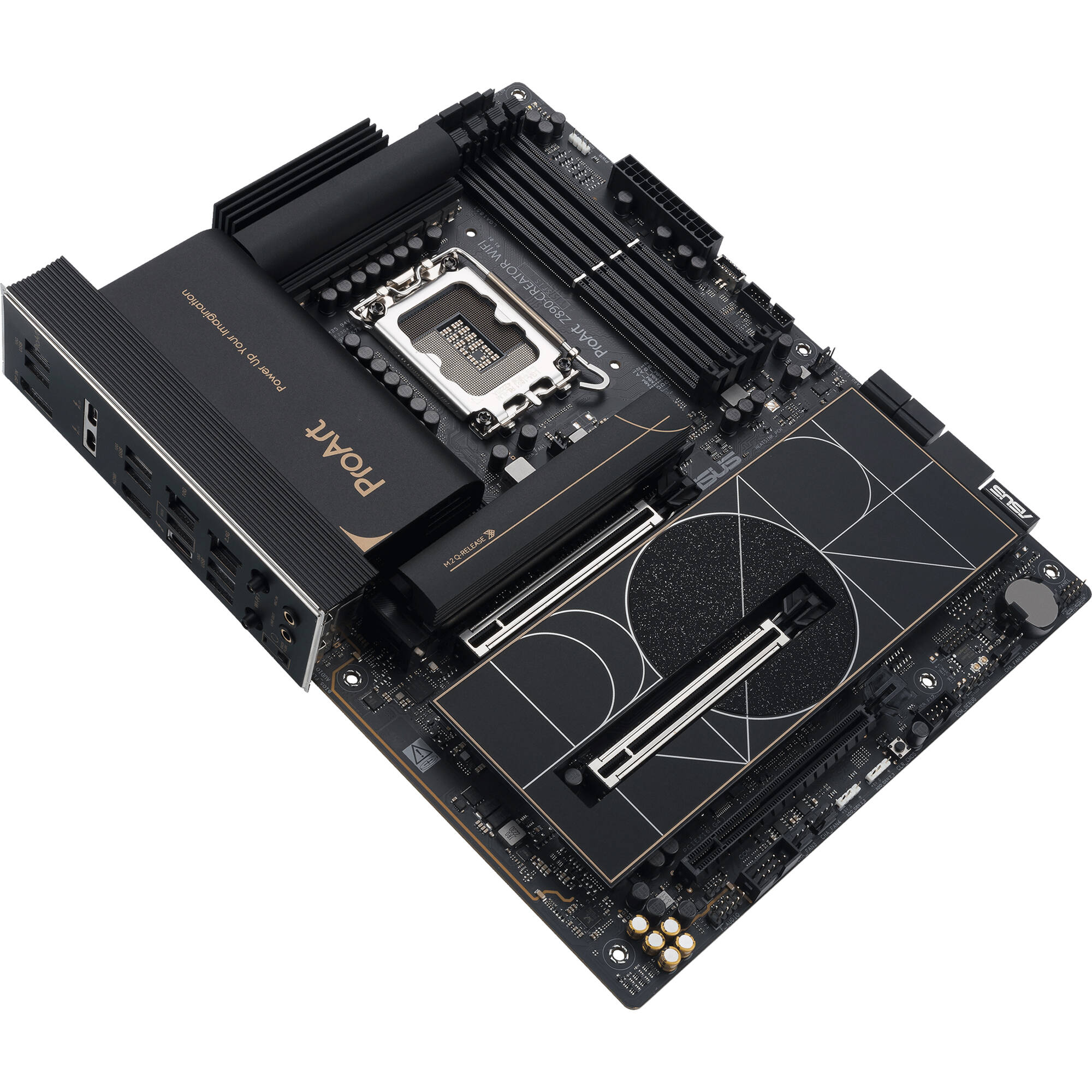 ASUS ProArt Z890-CREATOR WIFI ATX motherboard for Intel LGA 1851 with Thunderbolt 5 and WiFi 7 — view 4