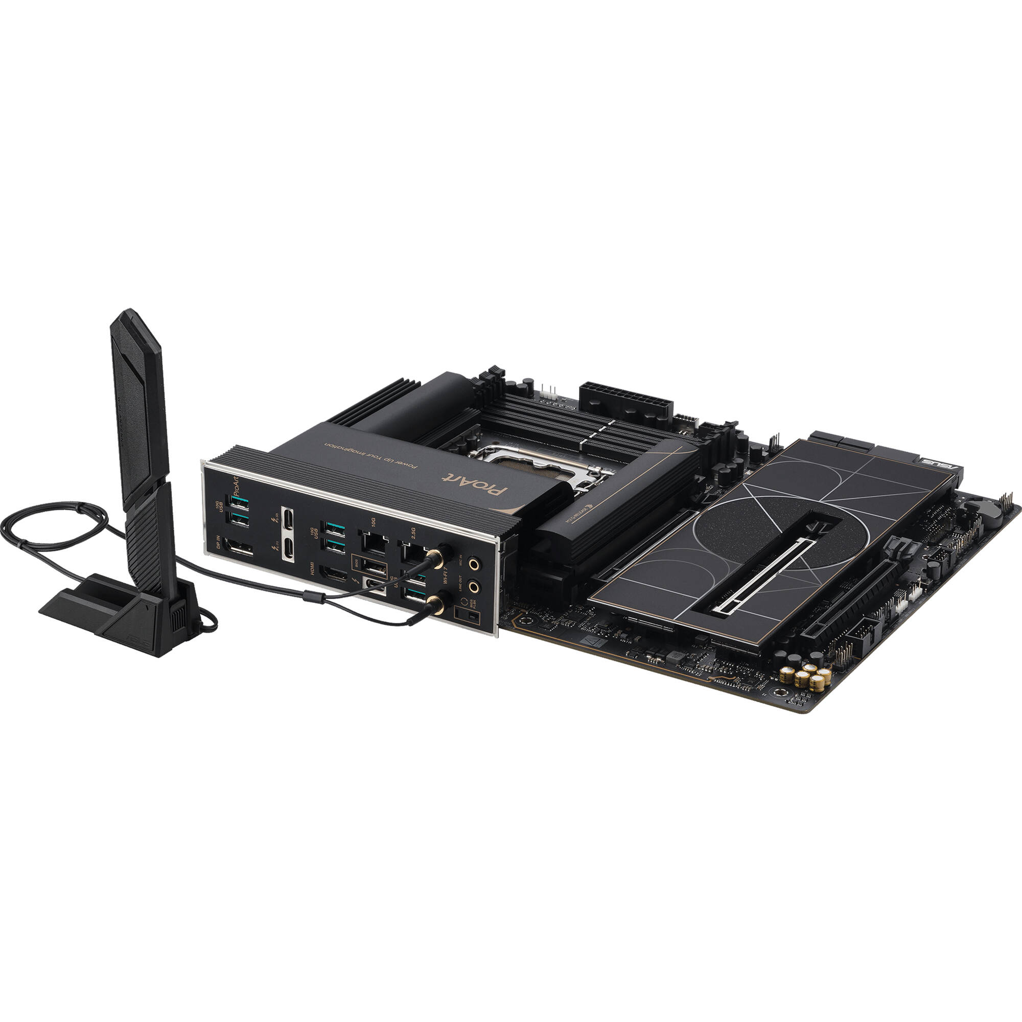 ASUS ProArt Z890-CREATOR WIFI ATX motherboard for Intel LGA 1851 with Thunderbolt 5 and WiFi 7 — view 7