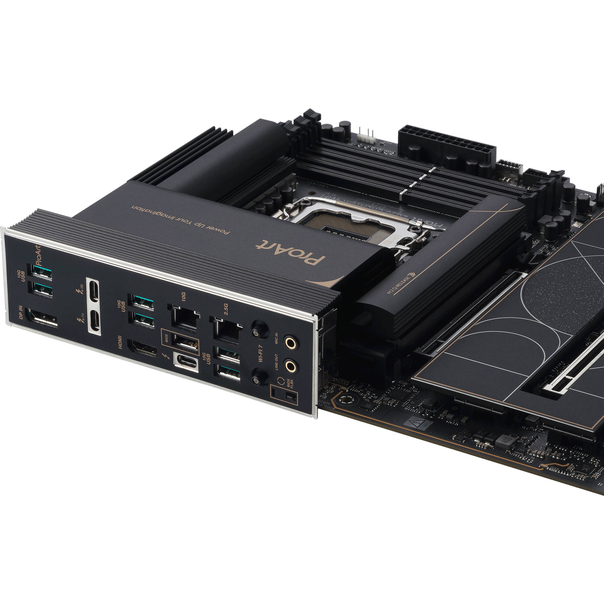 ASUS ProArt Z890-CREATOR WIFI ATX motherboard for Intel LGA 1851 with Thunderbolt 5 and WiFi 7 — view 8