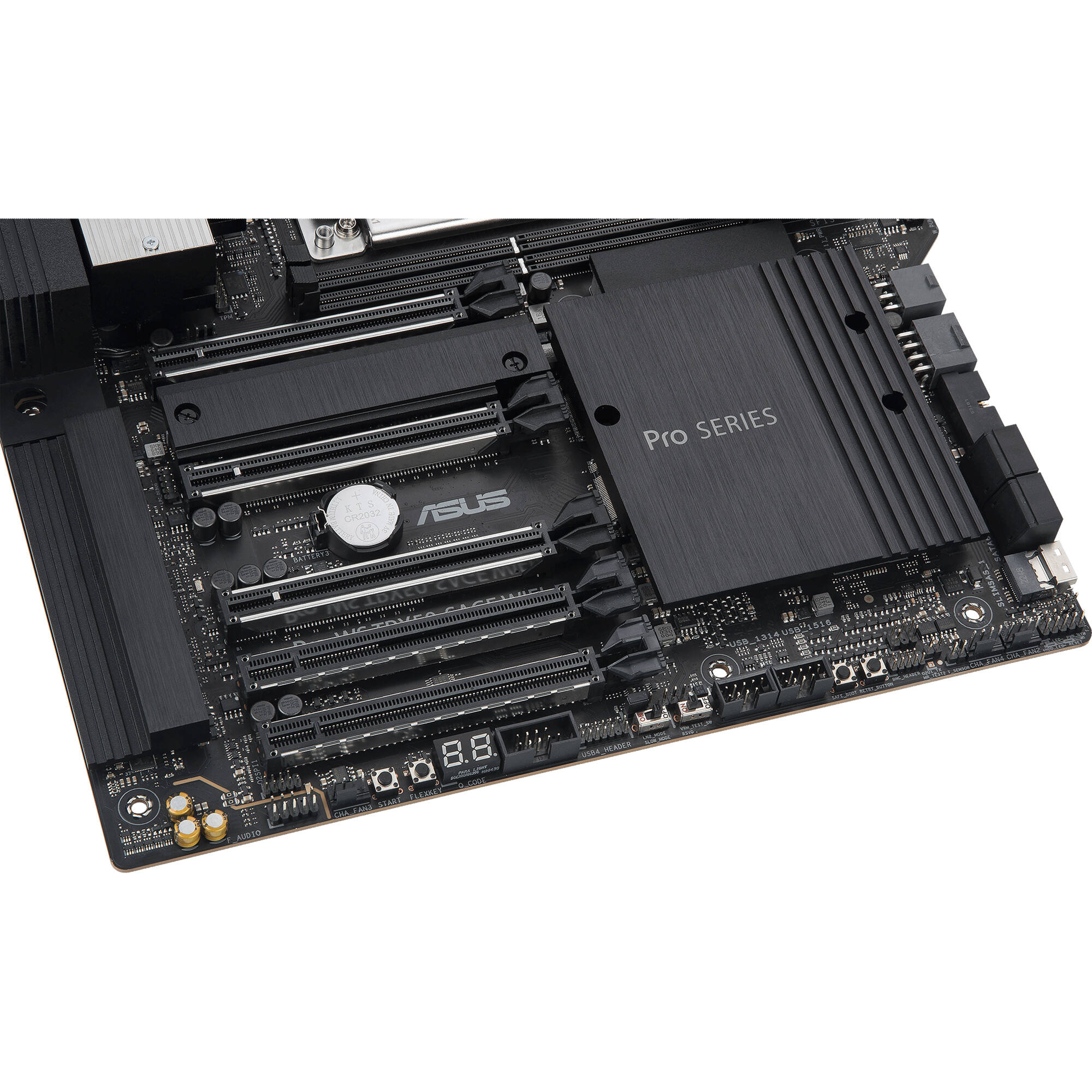 ASUS Pro WS TRX50-SAGE WIFI workstation motherboard with Wi‑Fi 7 and PCIe 5.0 support — view 14