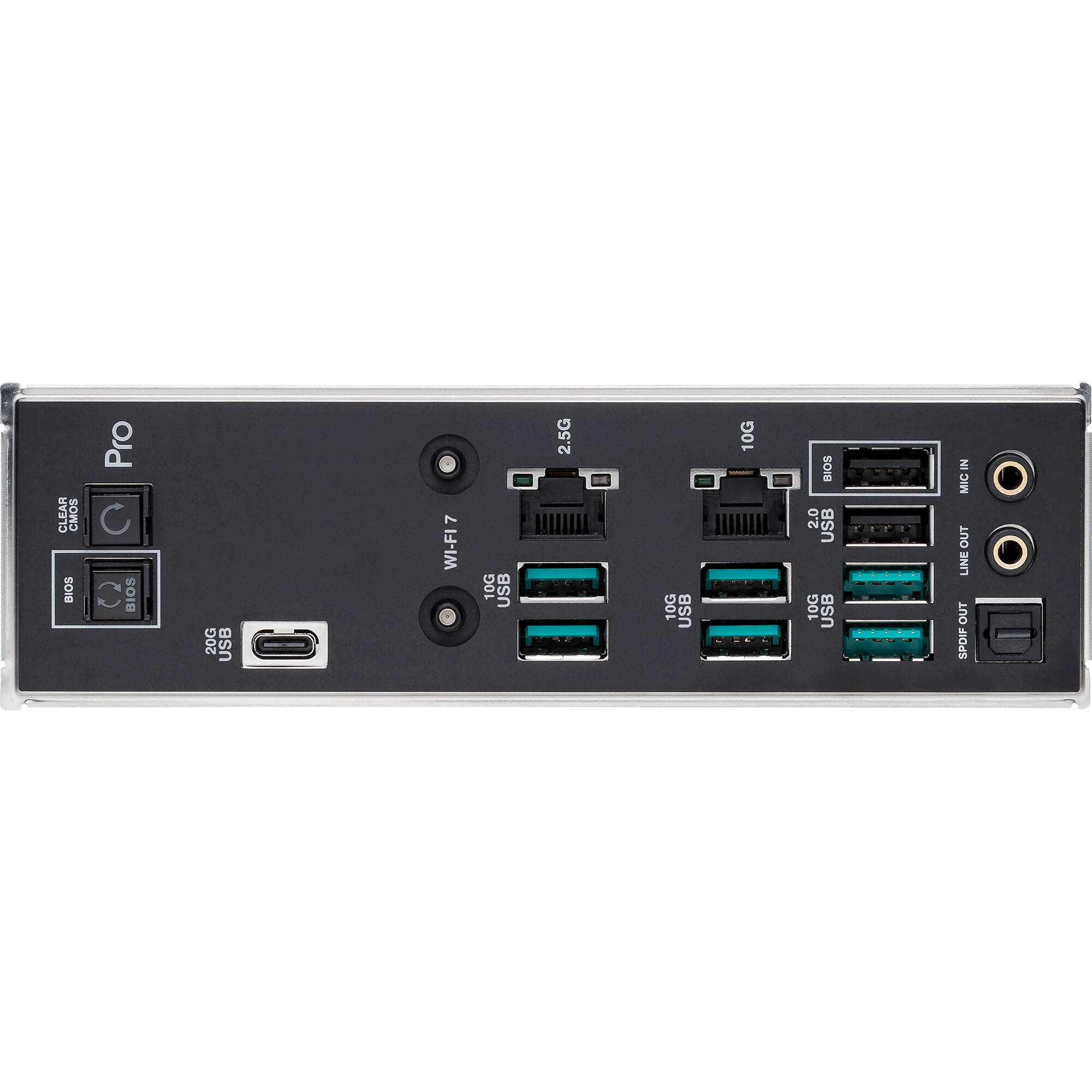 ASUS Pro WS TRX50-SAGE WIFI workstation motherboard with Wi‑Fi 7 and PCIe 5.0 support — view 8