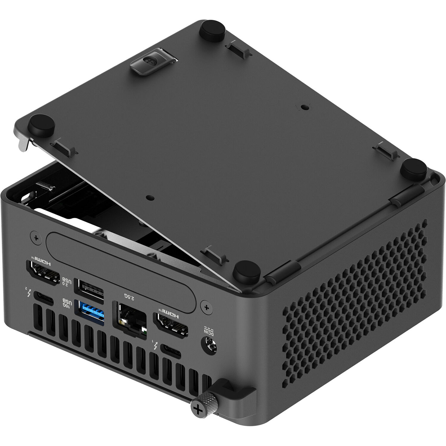 ASUS NUC 15 Pro Tall barebone mini PC with Intel Core Ultra 5, Thunderbolt 4, and VESA mount — view 10