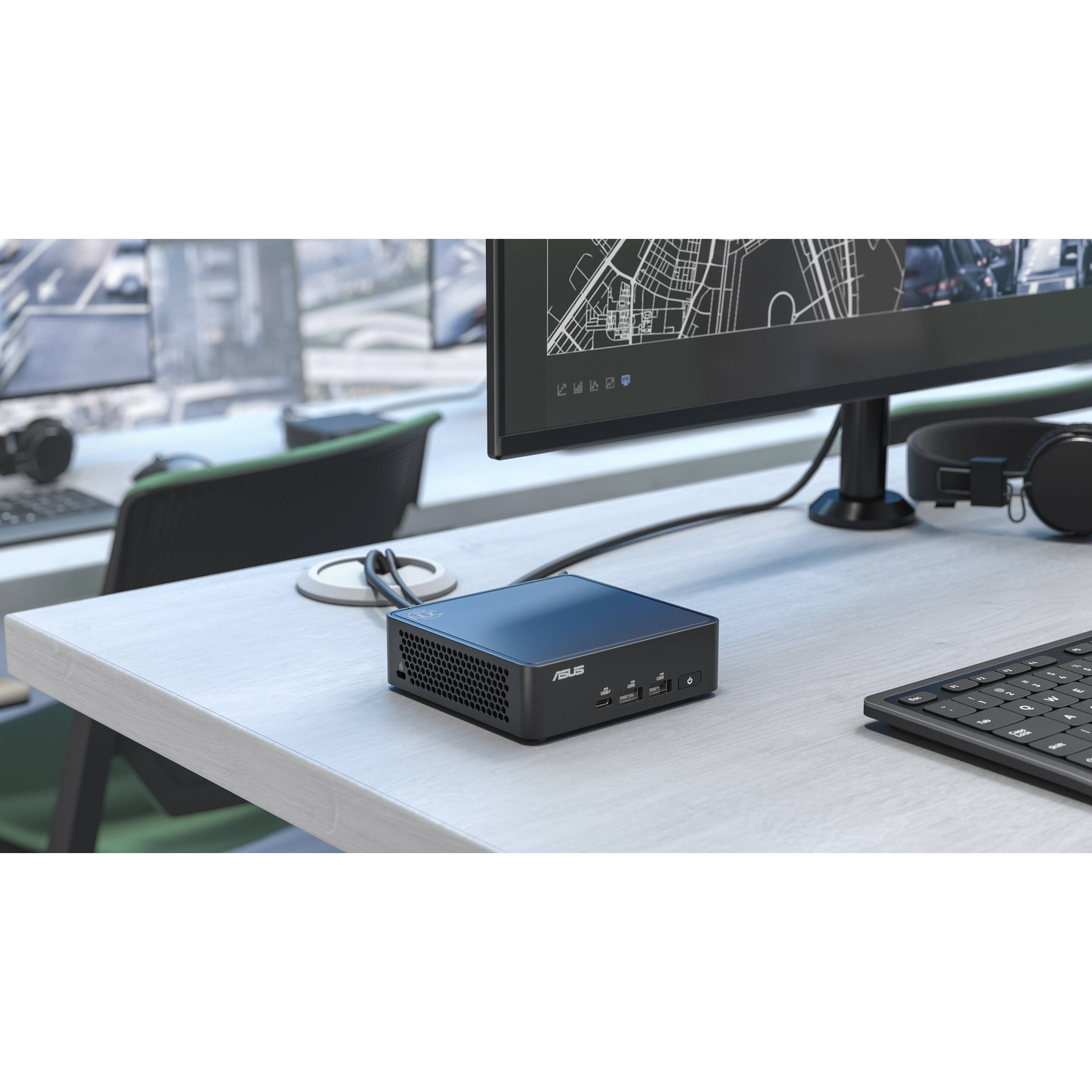 ASUS NUC 15 Pro Slim mini PC with Intel Core 3 100U, 16GB DDR5, 512GB NVMe SSD, and VESA mount — view 21