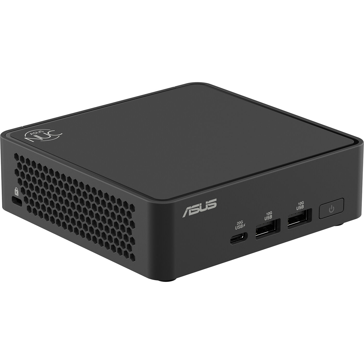 ASUS NUC 15 Pro Slim barebone mini PC with Core Ultra 5 235H vPro, Thunderbolt 4, Wi‑Fi 7, and VESA mount — view 3