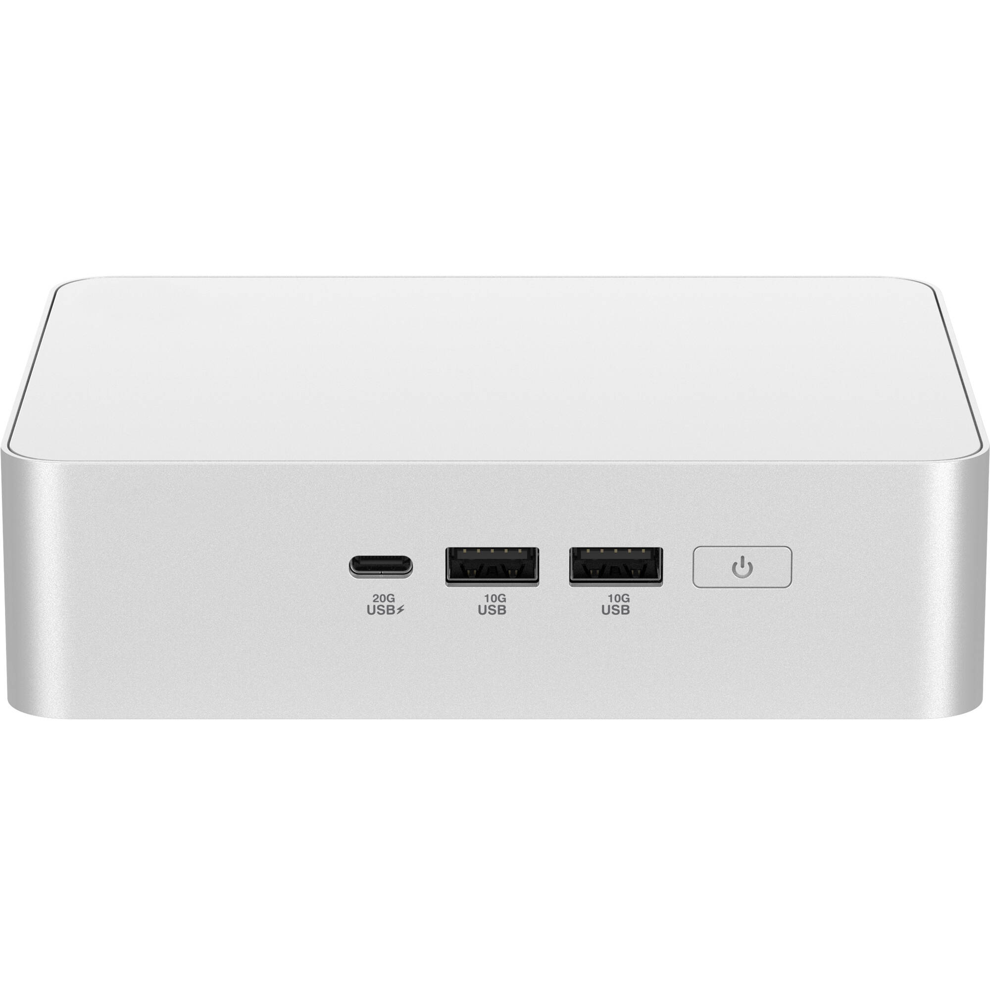 ASUS RNUC15CRSU50000U mini PC with silver aluminum chassis and VESA mount support — view 7