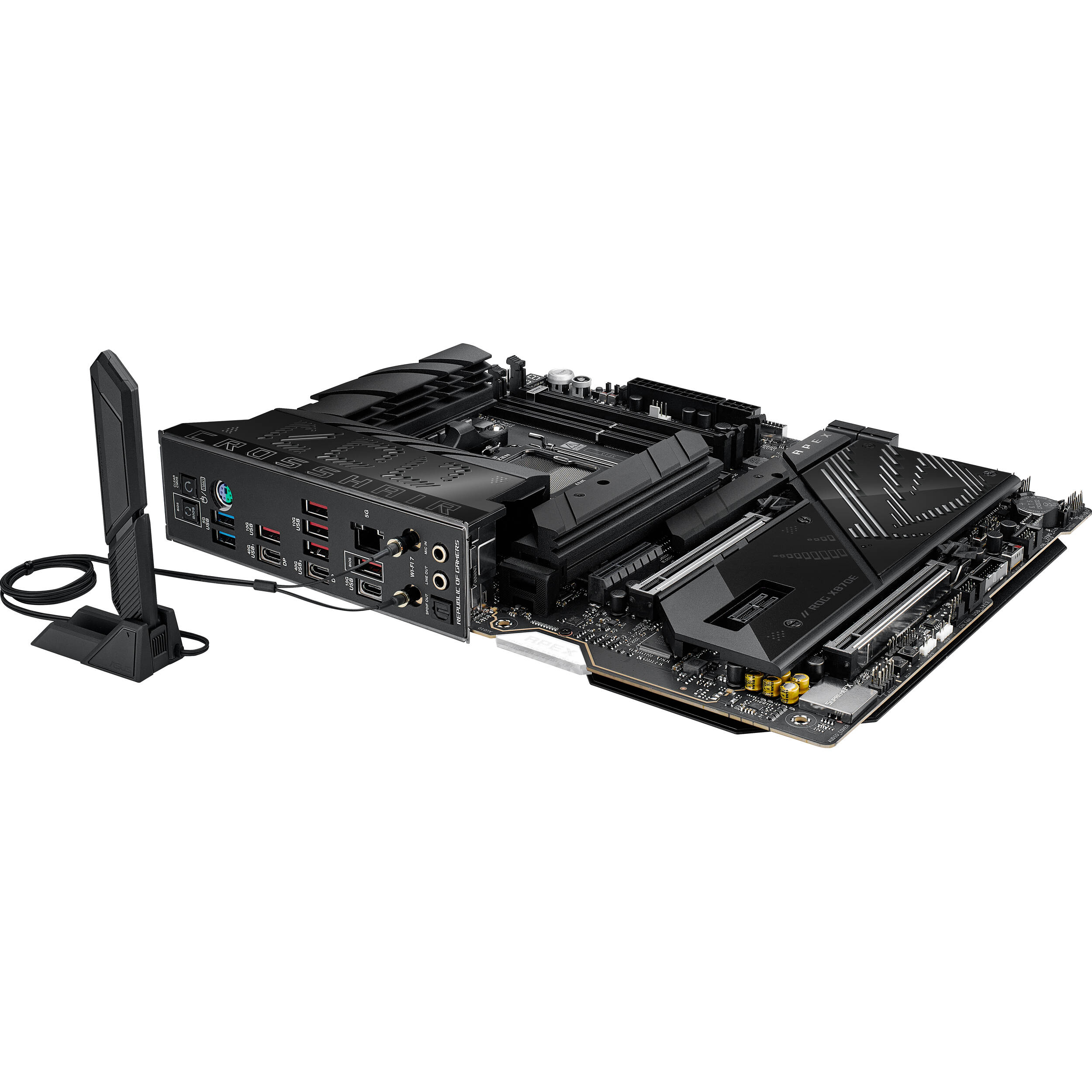 ASUS ROG CROSSHAIR X870E APEX ATX motherboard for AM5 Ryzen builds — view 10