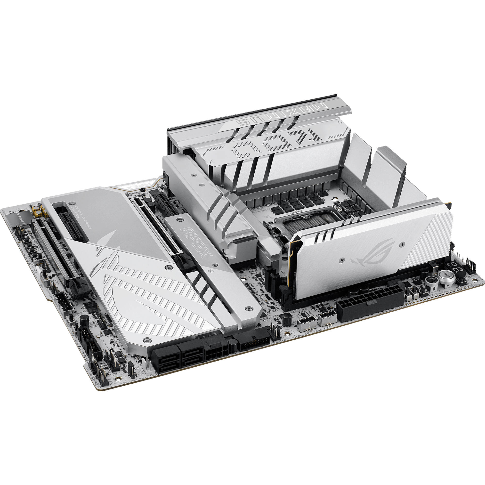 ASUS ROG MAXIMUS Z890 APEX ATX motherboard for Intel LGA 1851 with DDR5, WiFi 7, and 5G LAN — view 8