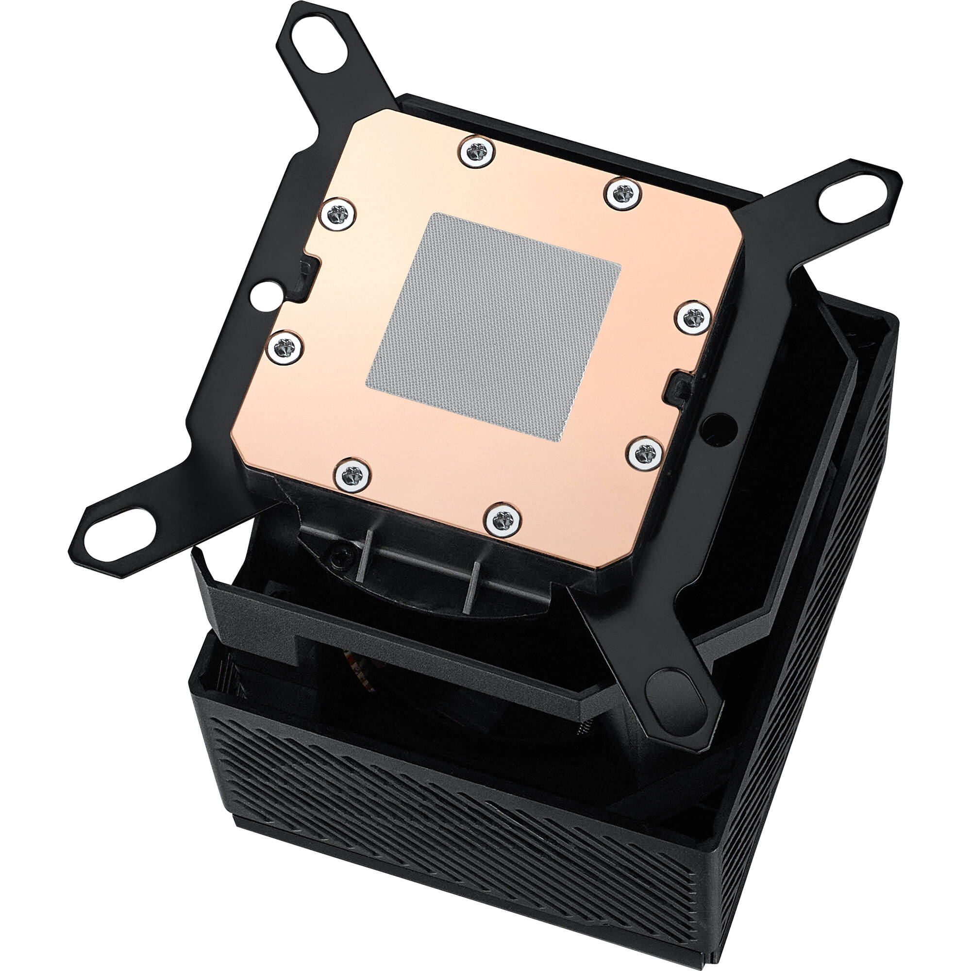 ASUS ROG RYUJIN III WB CPU water block with 3.5-inch LCD and black finish — view 6