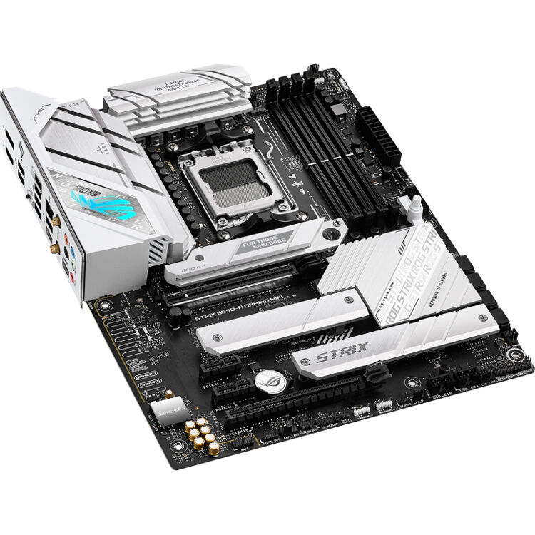 ASUS ROG STRIX B650-A GAMING WIFI ATX AM5 motherboard with integrated wireless support — view 3
