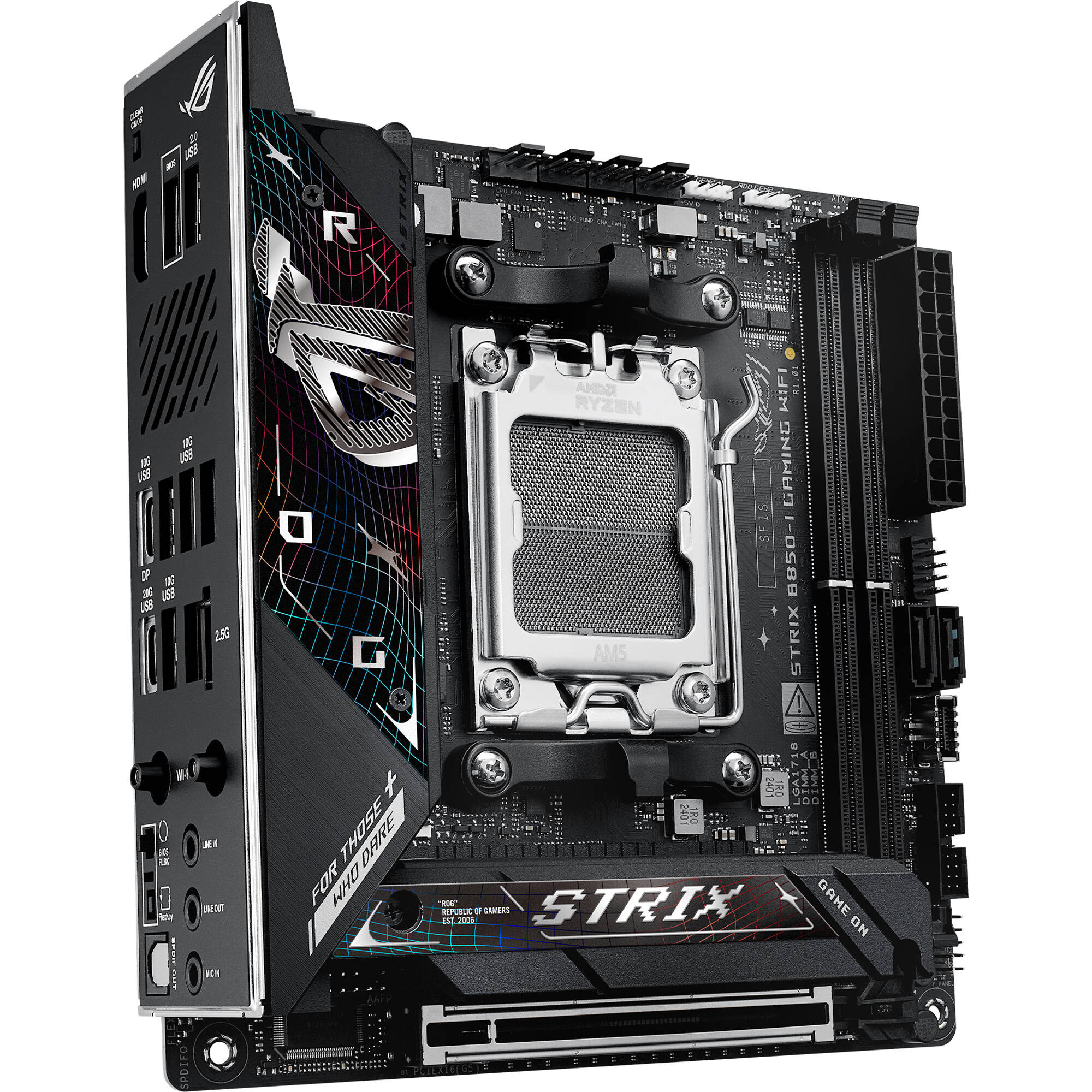 ASUS ROG STRIX B850-I GAMING WIFI Mini-ITX motherboard for AMD AM5 builds — view 11