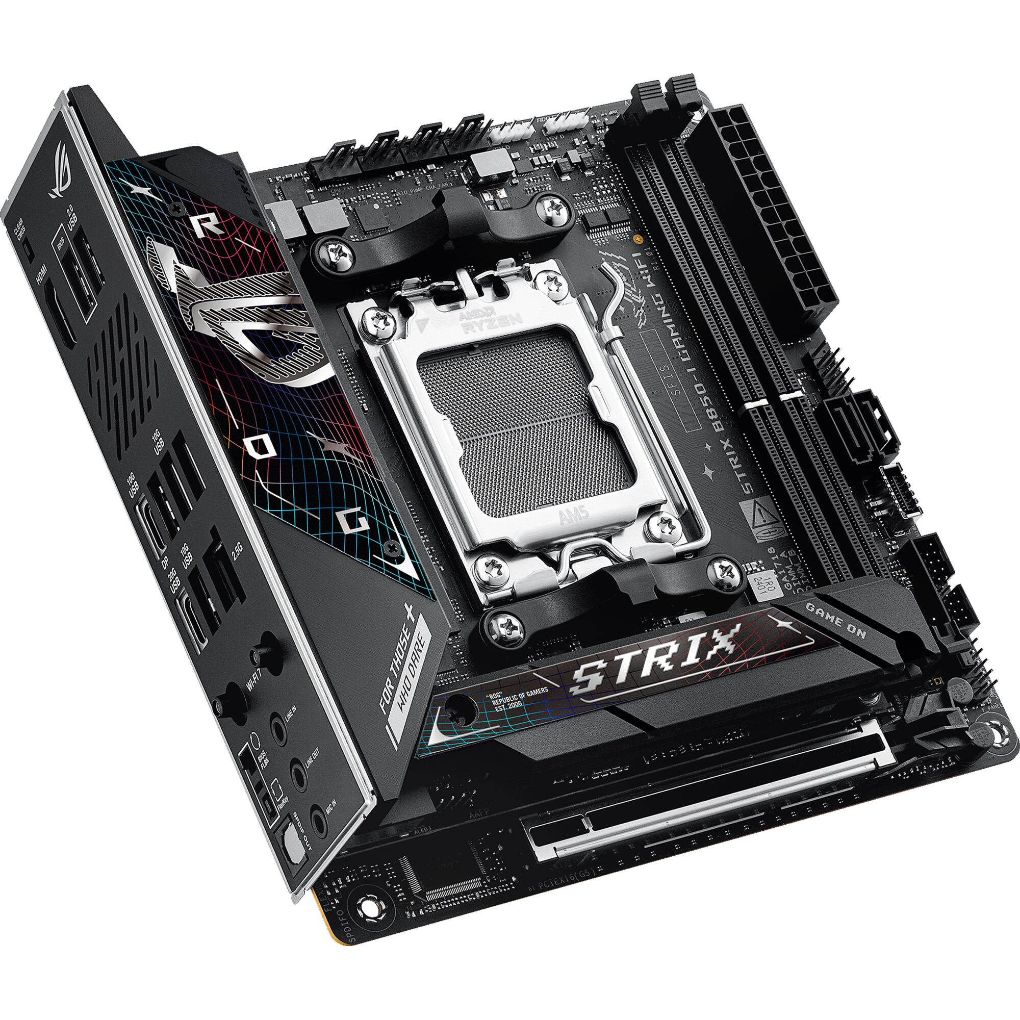 ASUS ROG STRIX B850-I GAMING WIFI Mini-ITX motherboard for AMD AM5 builds — view 12