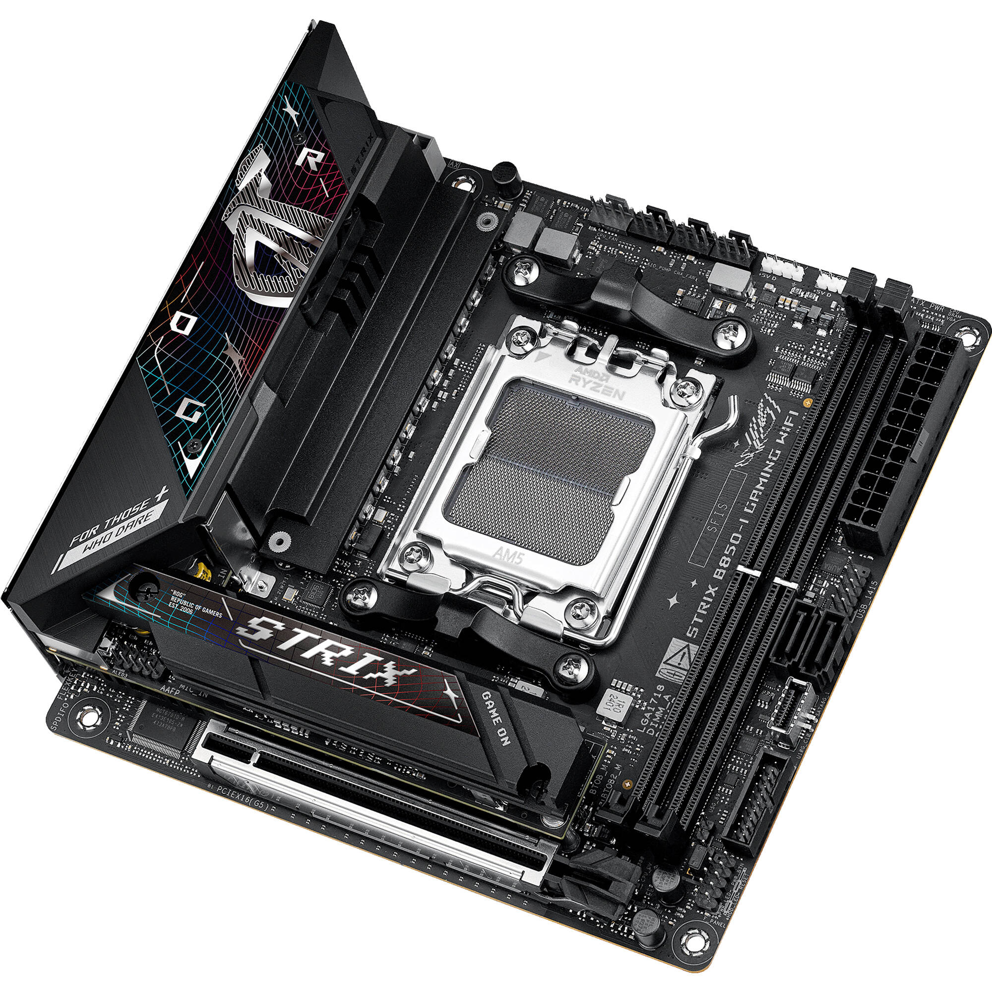 ASUS ROG STRIX B850-I GAMING WIFI Mini-ITX motherboard for AMD AM5 builds — view 13