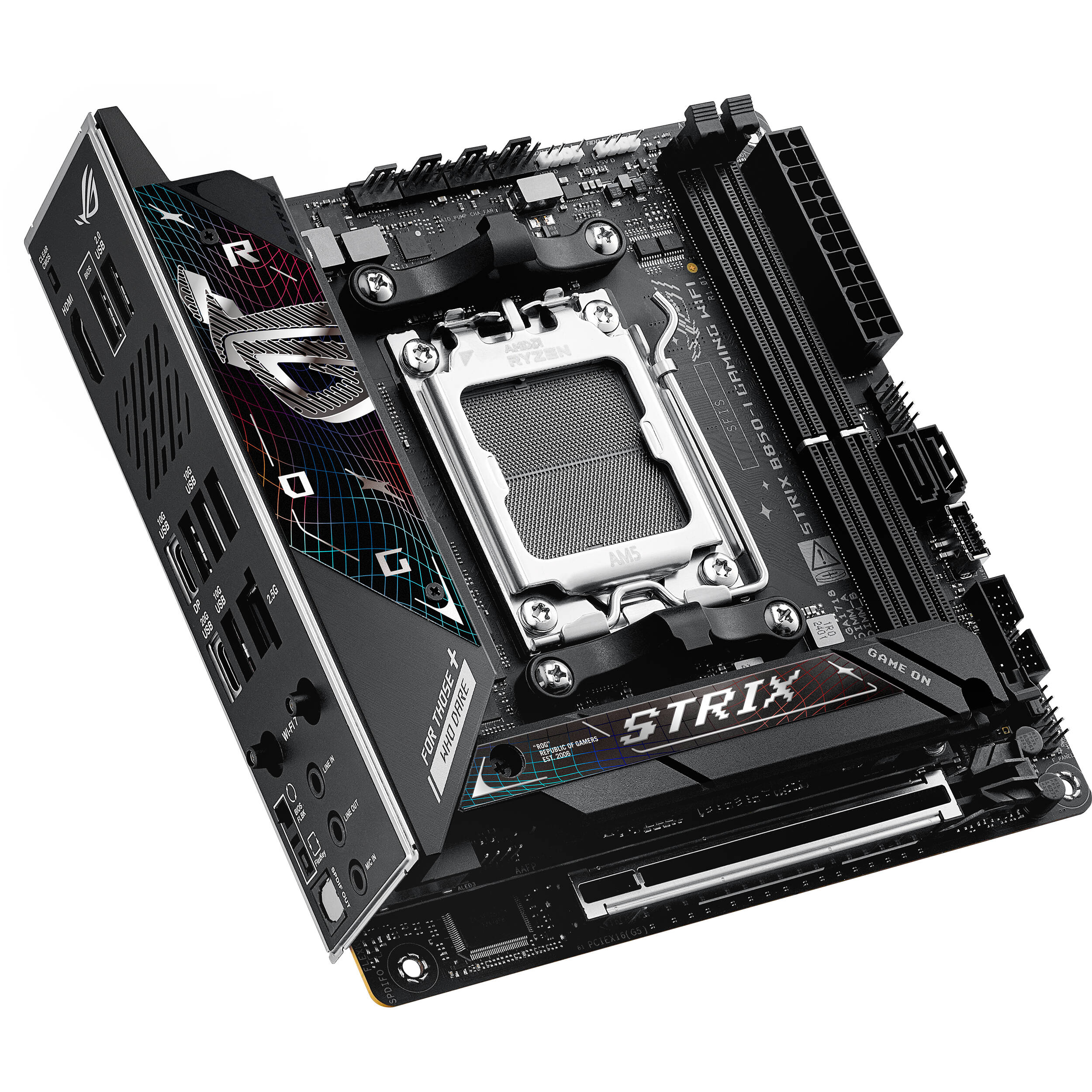 ASUS ROG STRIX B850-I GAMING WIFI Mini-ITX motherboard for AMD AM5 builds — view 4