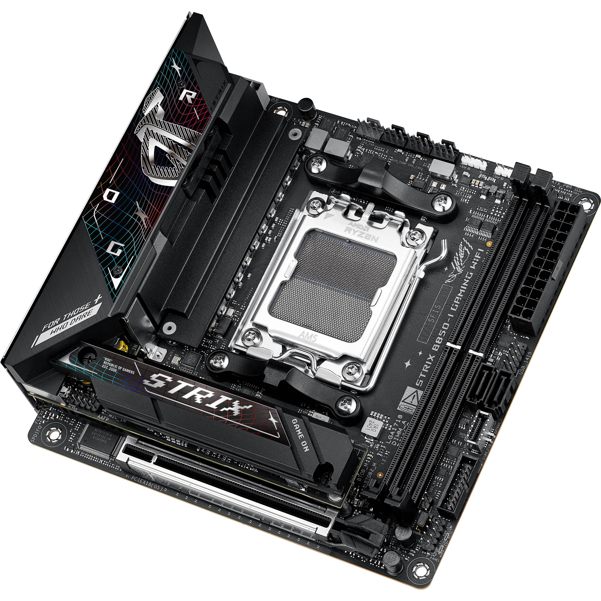 ASUS ROG STRIX B850-I GAMING WIFI Mini-ITX motherboard for AMD AM5 builds — view 5
