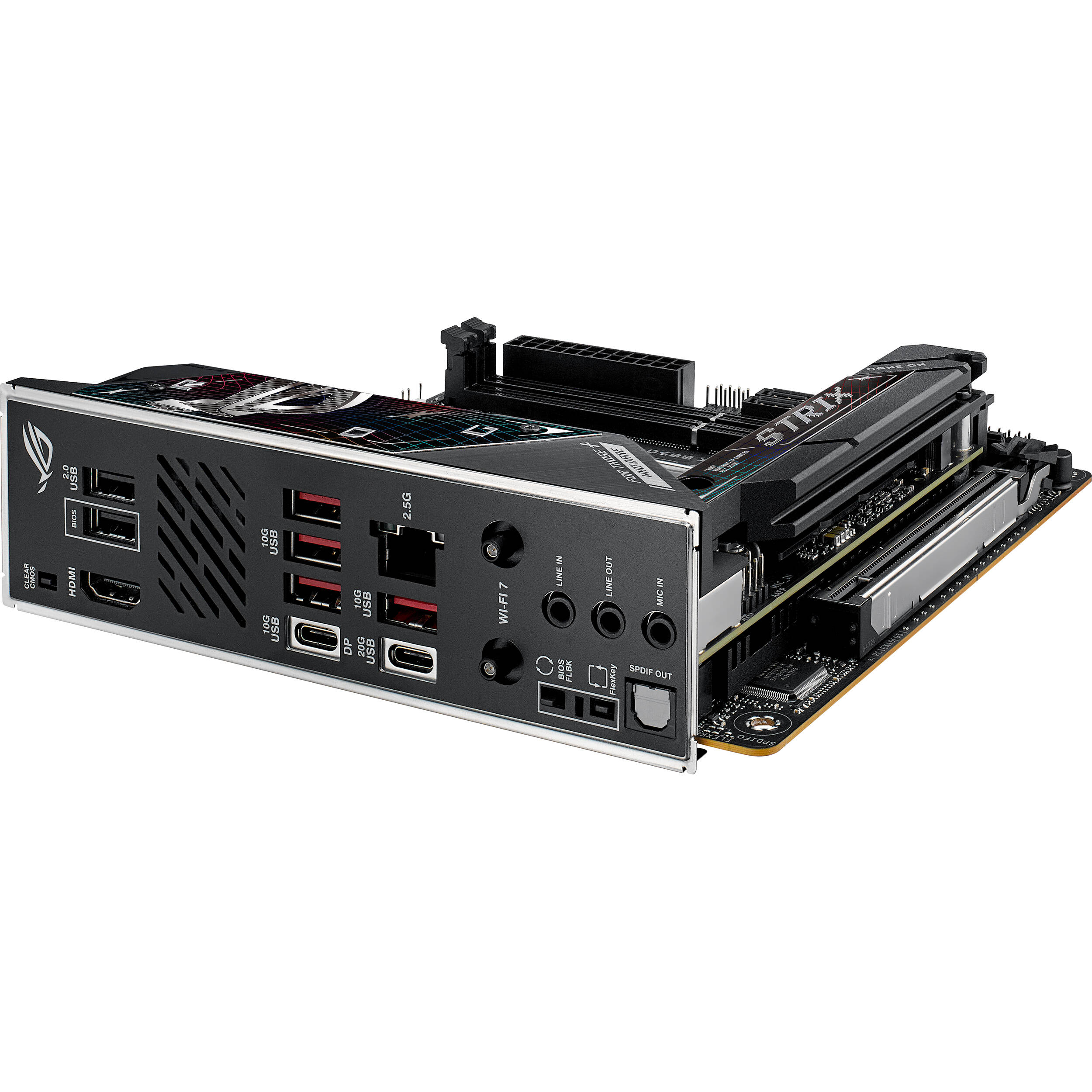 ASUS ROG STRIX B850-I GAMING WIFI Mini-ITX motherboard for AMD AM5 builds — view 7