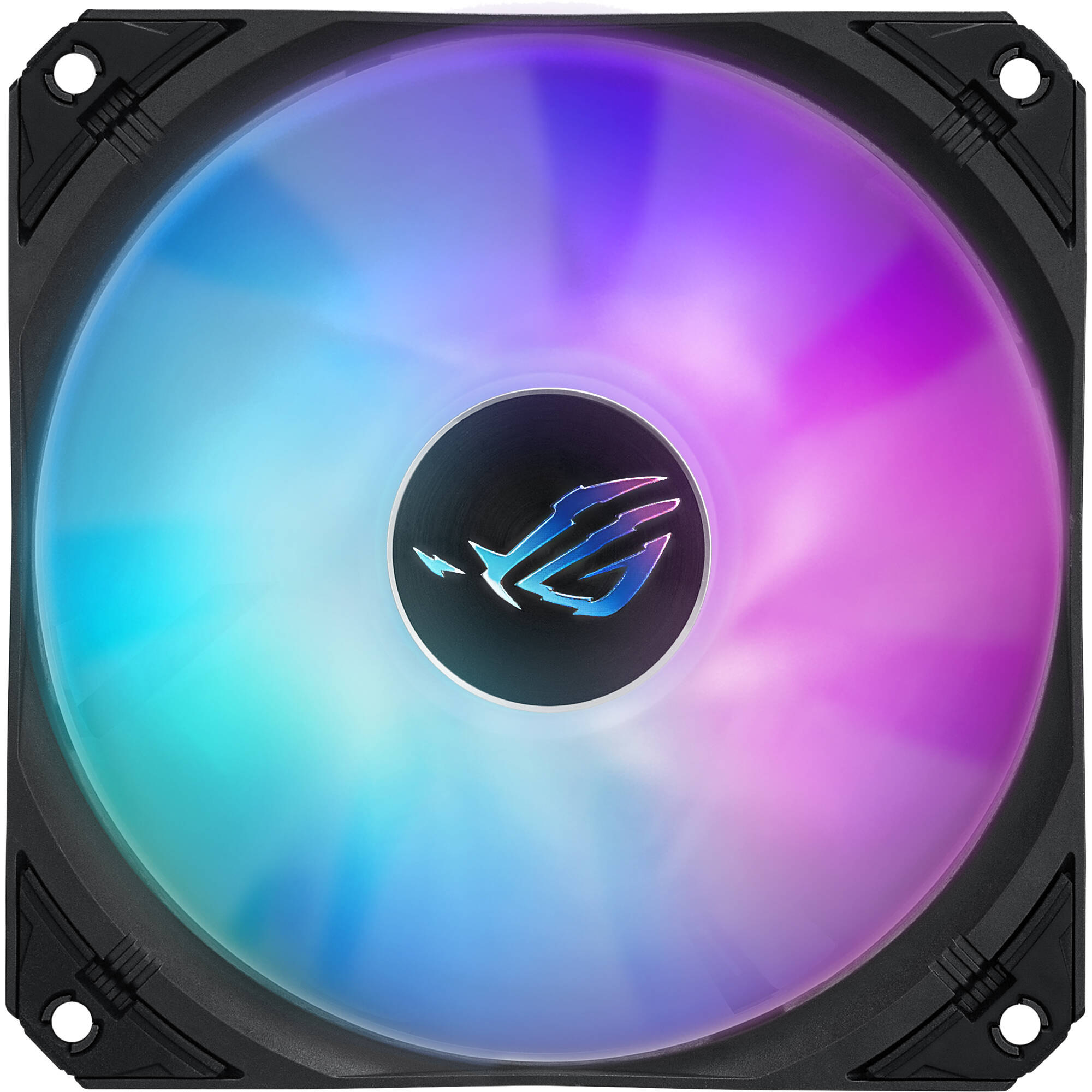 ASUS ROG STRIX LC III 360 ARGB LCD 360 mm AIO liquid cooler with 2.1-inch IPS display and RGB fans — view 4