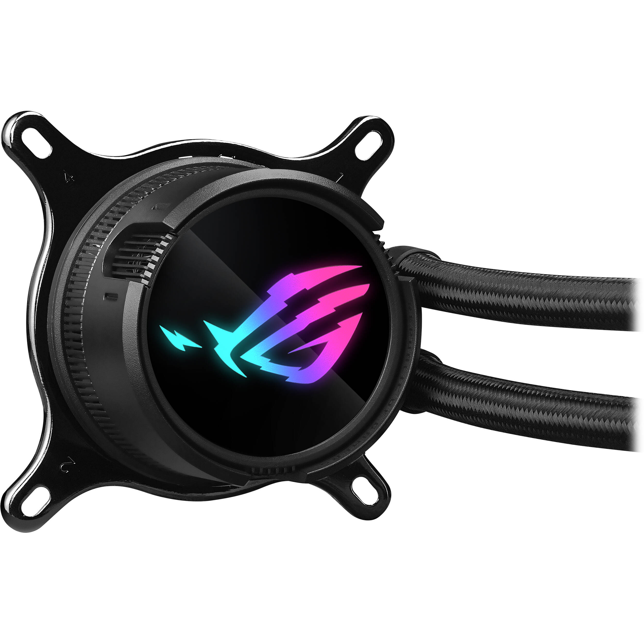 ASUS ROG STRIX LC III 360 ARGB LCD 360 mm AIO liquid cooler with 2.1-inch IPS display and RGB fans — view 6