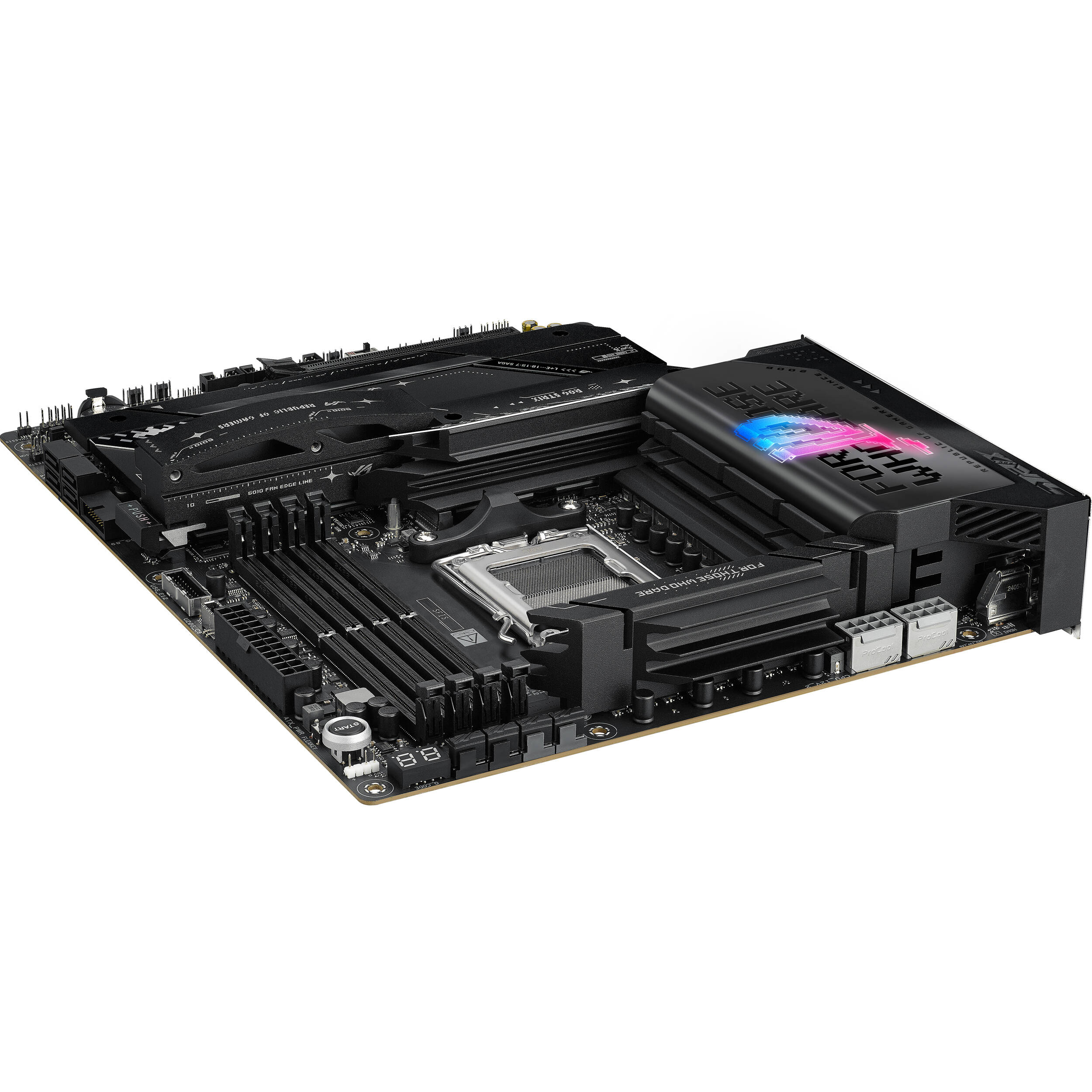 ASUS ROG STRIX X870E-E GAMING WIFI ATX motherboard for AMD AM5 with PCIe 5.0 and Wi-Fi 7 — view 10