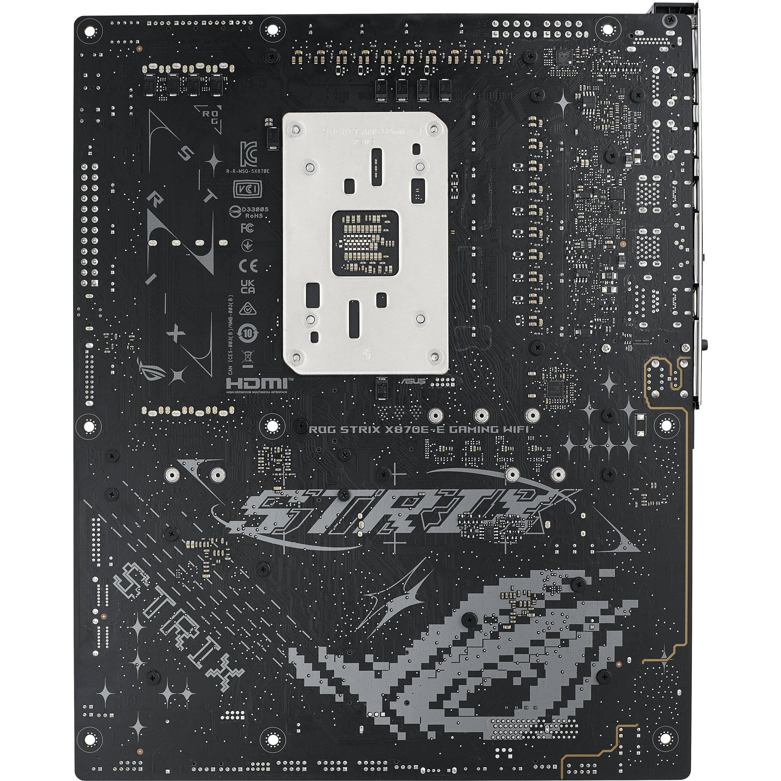 ASUS ROG STRIX X870E-E GAMING WIFI ATX motherboard for AMD AM5 with PCIe 5.0 and Wi-Fi 7 — view 6
