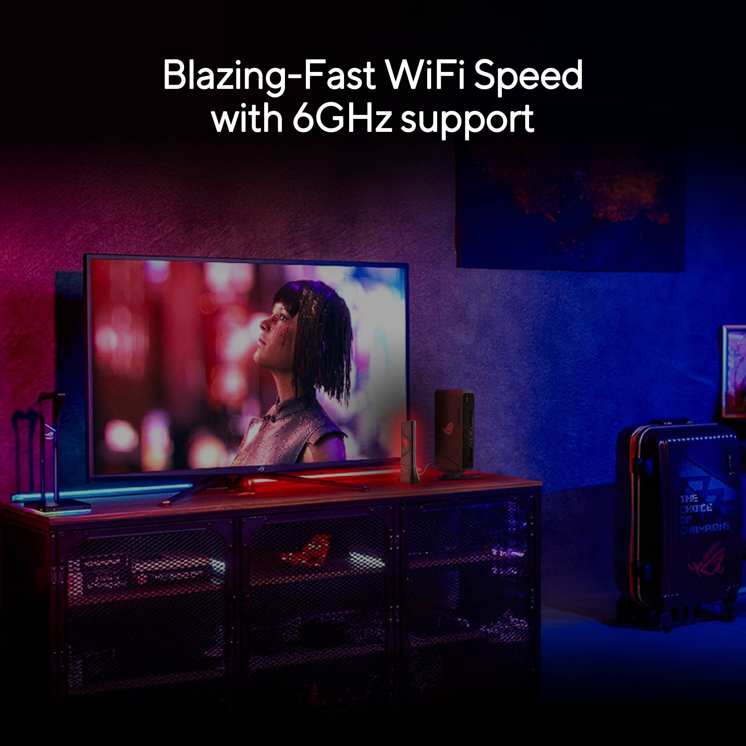 ASUS ROG USB-BE92 tri-band WiFi 7 USB adapter with 6 GHz support — view 10
