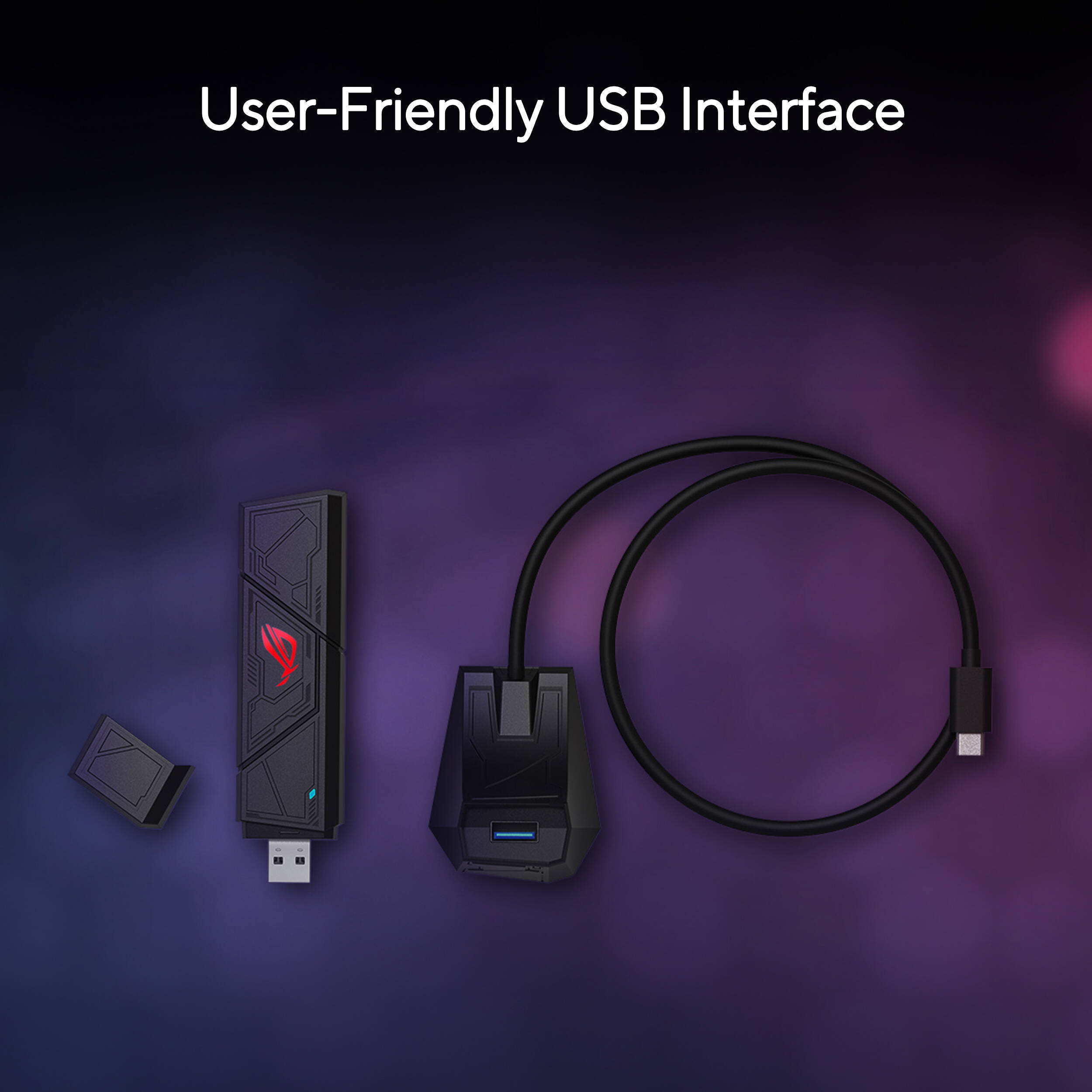 ASUS ROG USB-BE92 tri-band WiFi 7 USB adapter with 6 GHz support — view 11