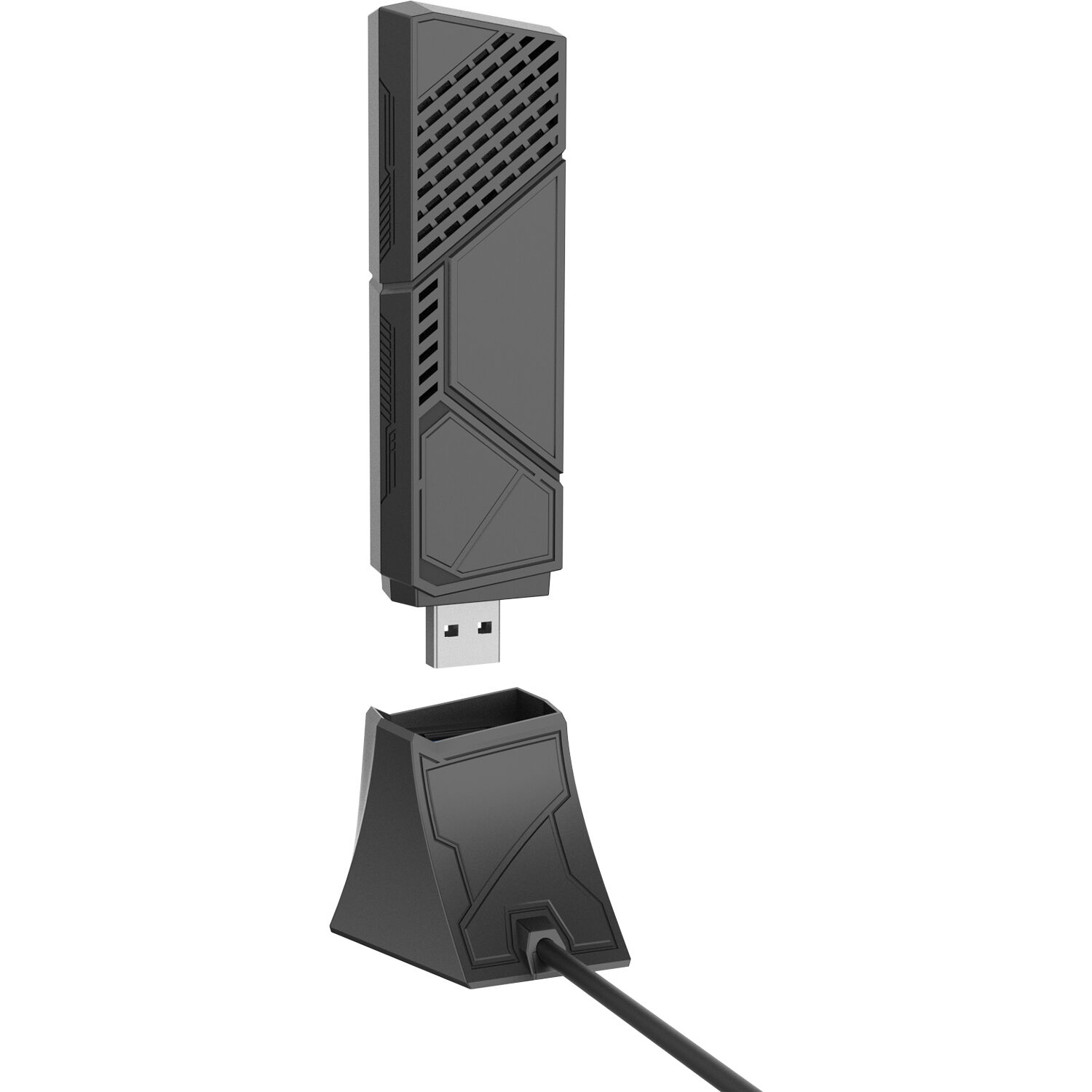 ASUS ROG USB-BE92 tri-band WiFi 7 USB adapter with 6 GHz support — view 8