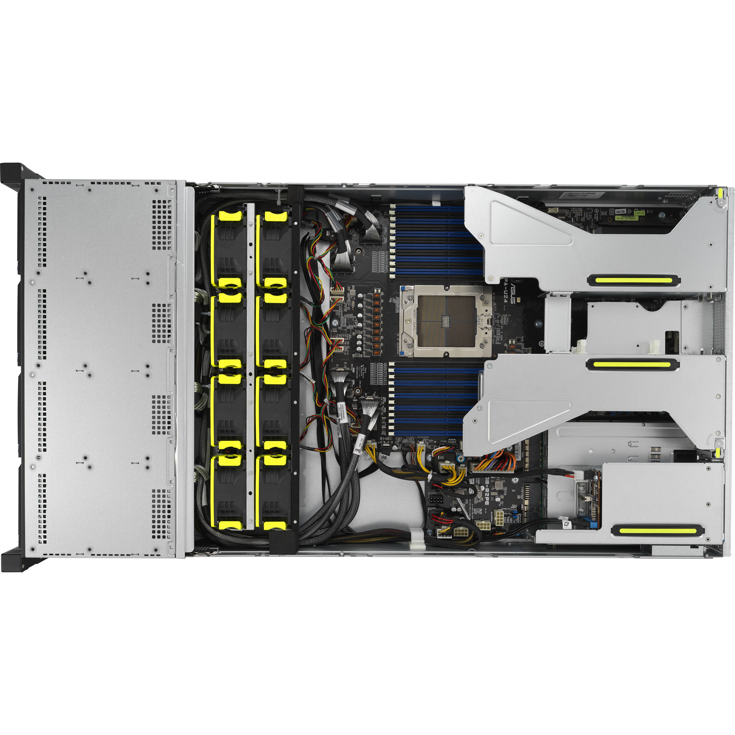 ASUS RS521A-E12-RS12U-20TW1G 2U AMD EPYC rack server with NVMe and GPU support — view 8