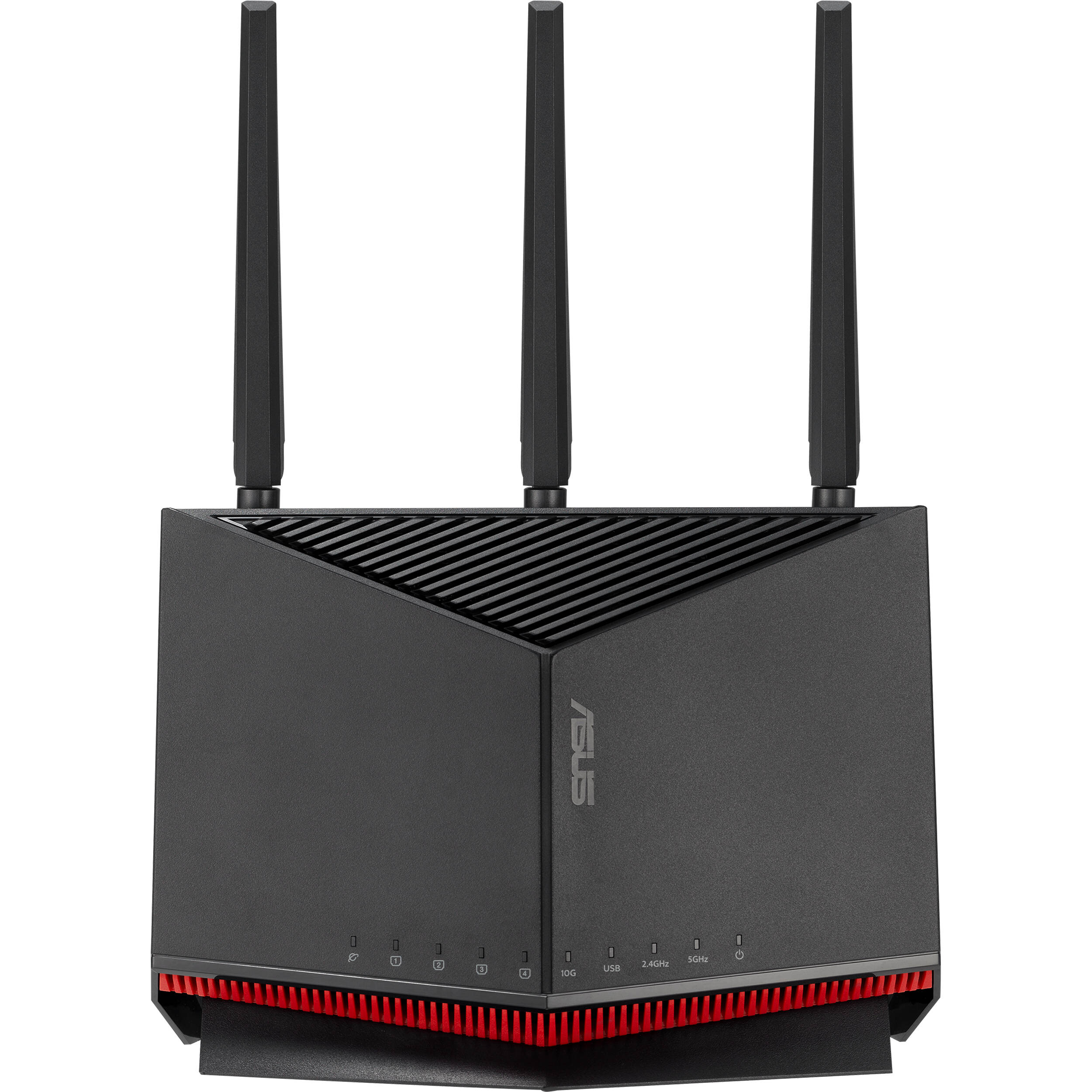 ASUS RT-BE86U dual-band Wi-Fi 7 router with AiMesh, VPN, and Guest Network Pro — view 2