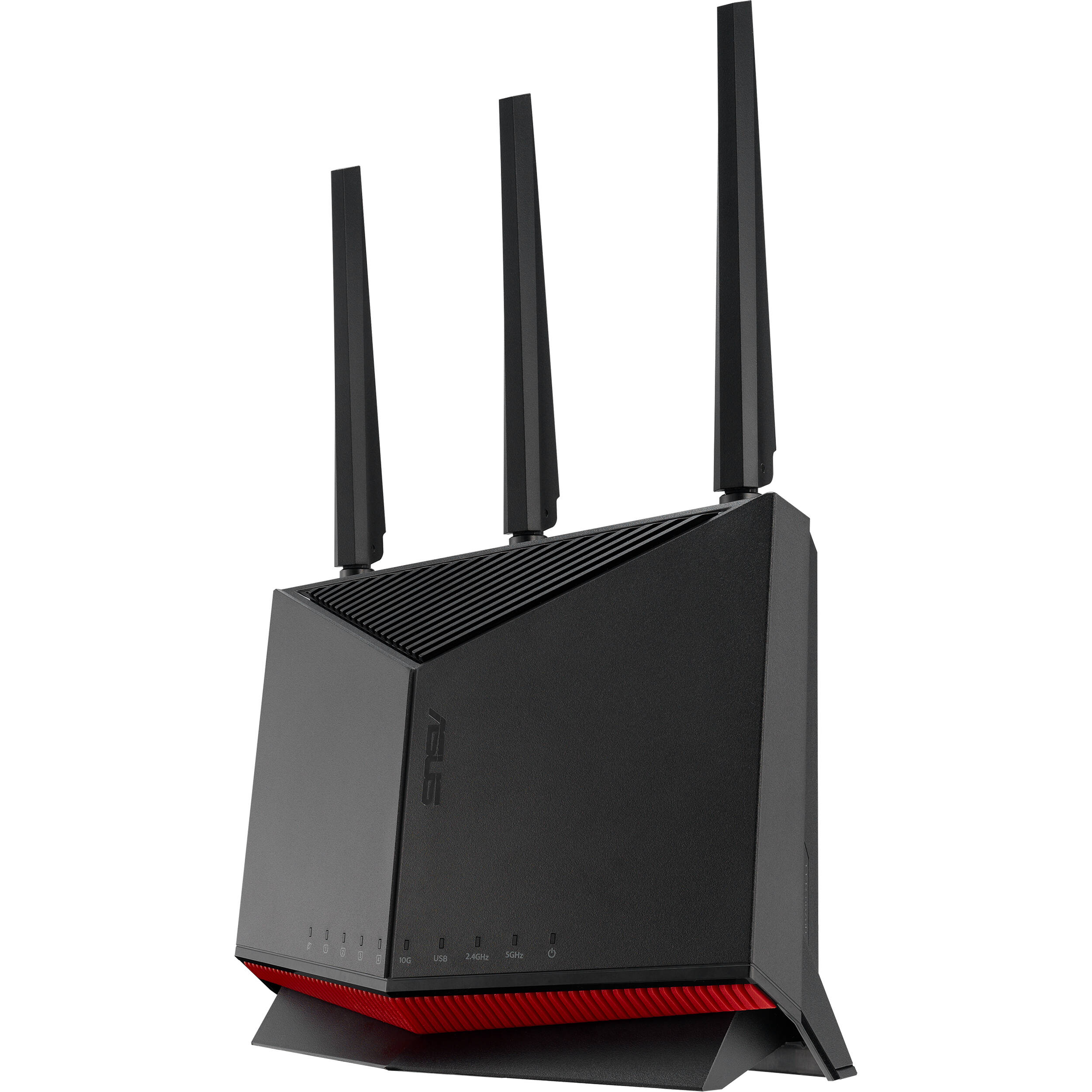 ASUS RT-BE86U dual-band Wi-Fi 7 router with AiMesh, VPN, and Guest Network Pro — view 3