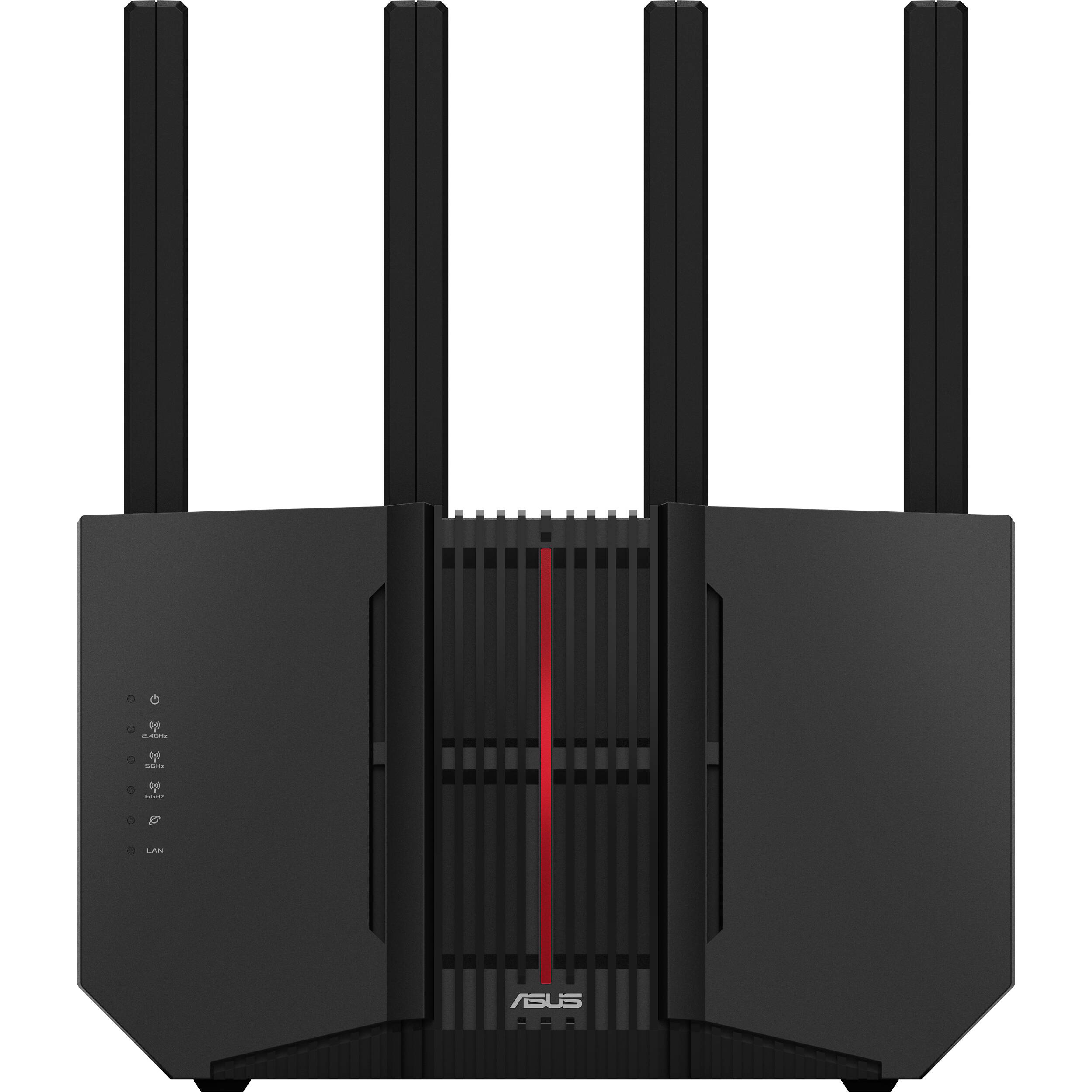 ASUS RT-BE92U WiFi 7 tri-band router with AiMesh, VPN features, and Smart Home Master — view 2