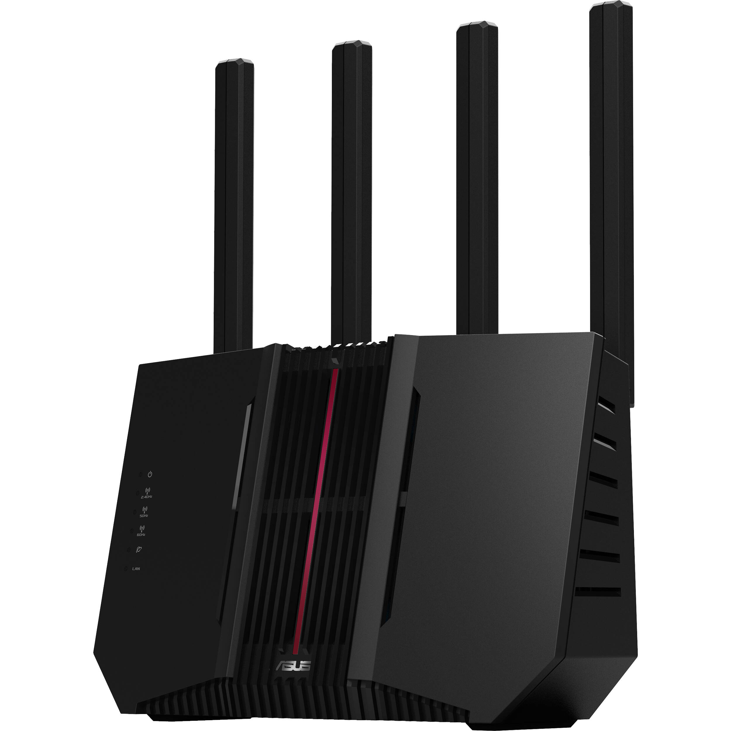 ASUS RT-BE92U WiFi 7 tri-band router with AiMesh, VPN features, and Smart Home Master — view 3