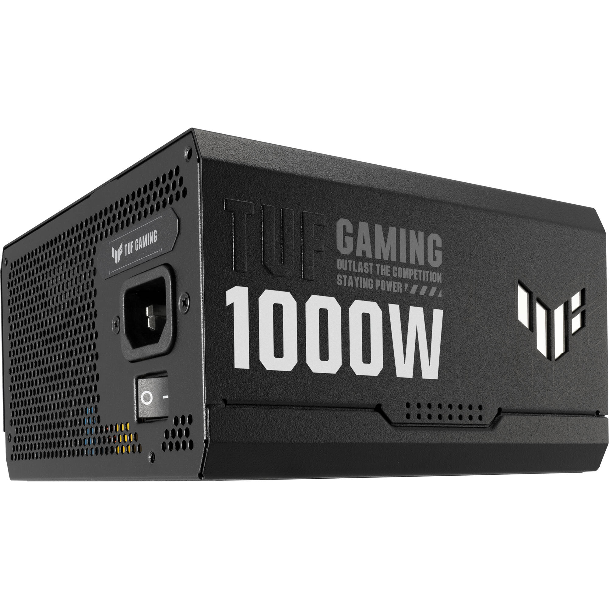 ASUS TUF GAMING 1000G 1,000 W fully modular ATX 3.0 80 PLUS Gold power supply in black — view 3