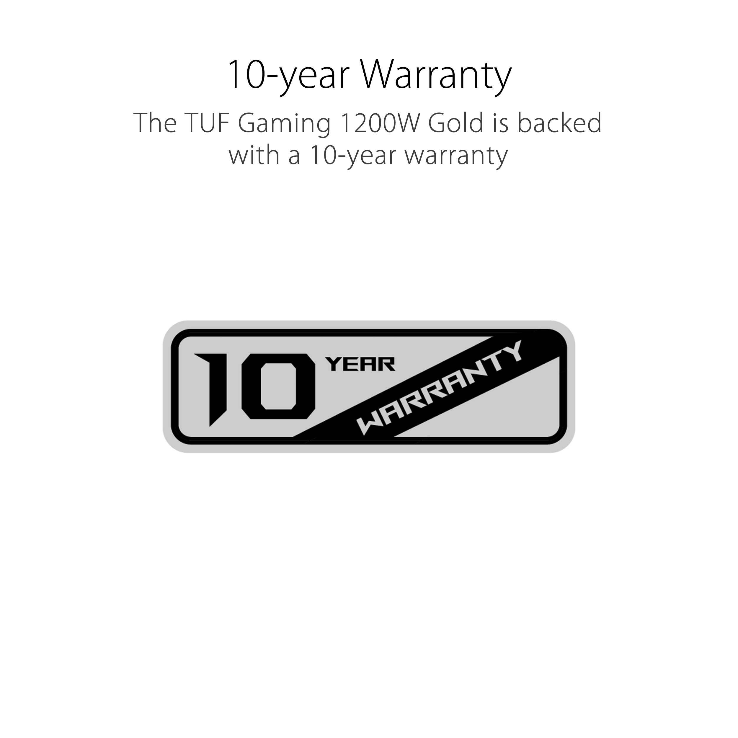 ASUS TUF Gaming 1200G 1200 W fully modular 80 PLUS Gold ATX 3.0 power supply — view 19