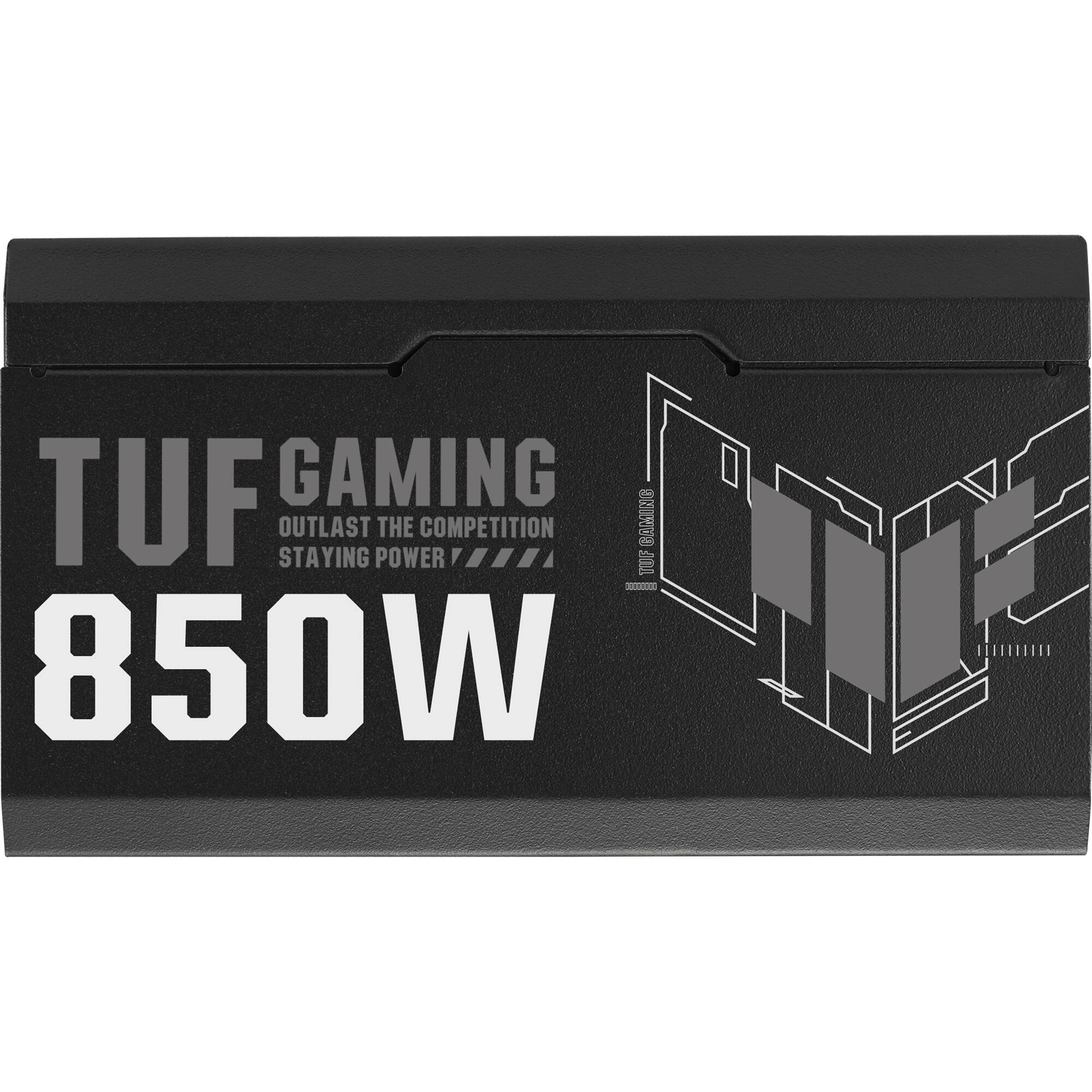 ASUS TUF GAMING 850G 850 W fully modular ATX 3.0 80 PLUS Gold power supply in black — view 11
