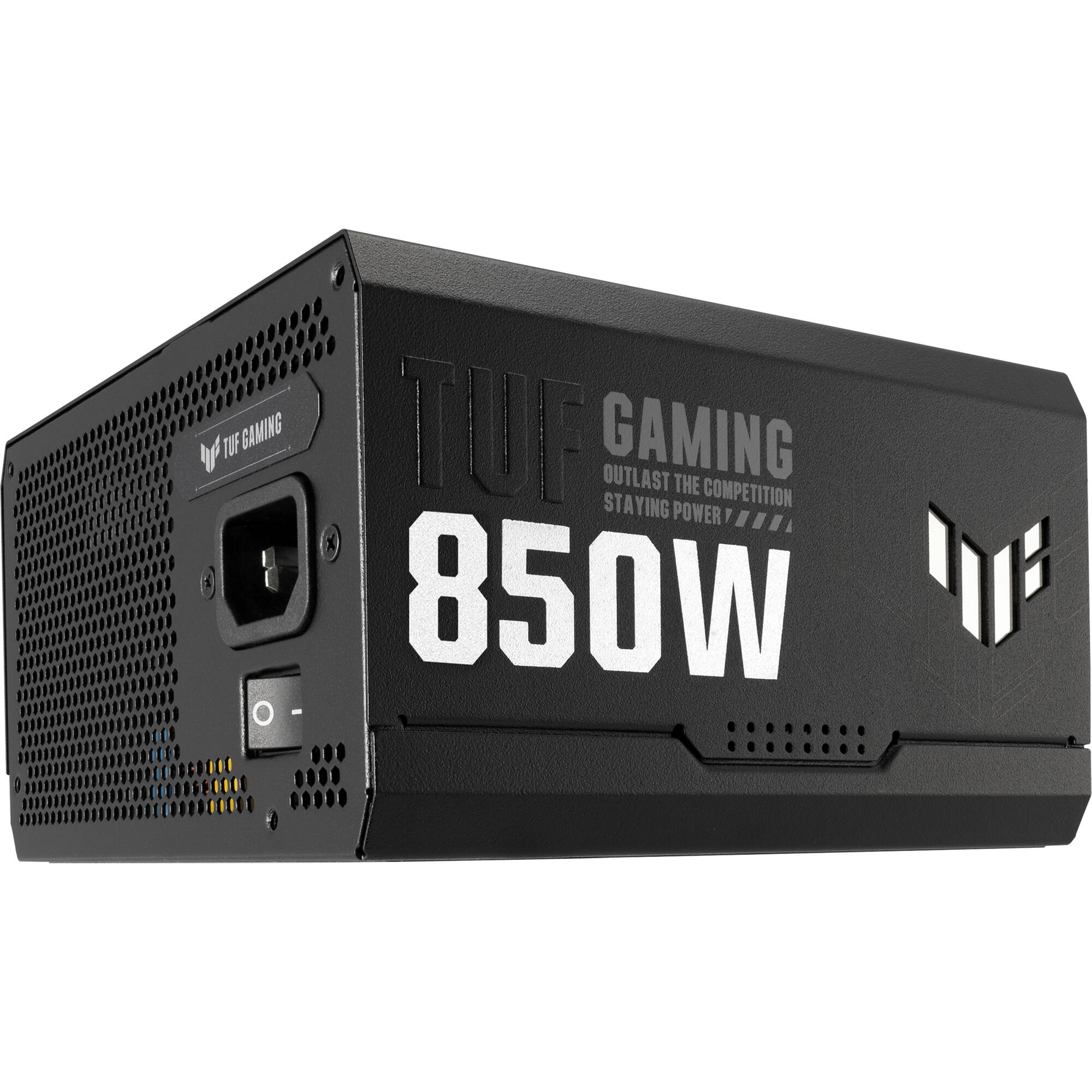 ASUS TUF GAMING 850G 850 W fully modular ATX 3.0 80 PLUS Gold power supply in black — view 3
