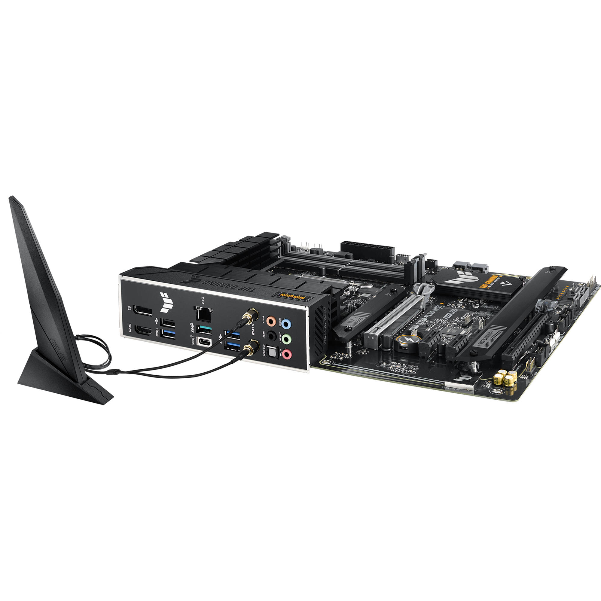 ASUS TUF GAMING B760-PLUS WIFI ATX motherboard with integrated Wi-Fi — view 4