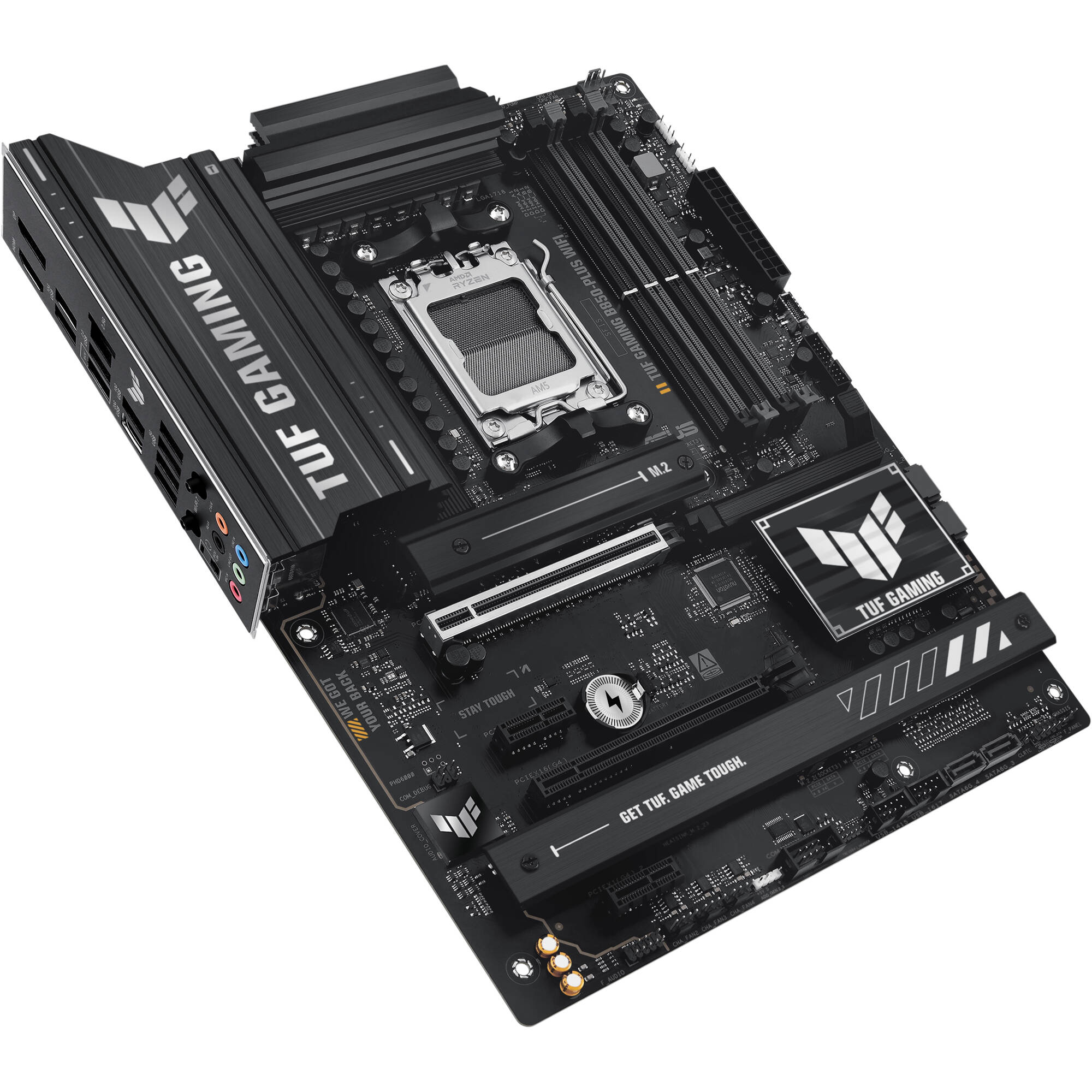 ASUS TUF GAMING B850-PLUS WIFI ATX motherboard for AMD AM5 with Wi-Fi 7 and PCIe 5.0 — view 5