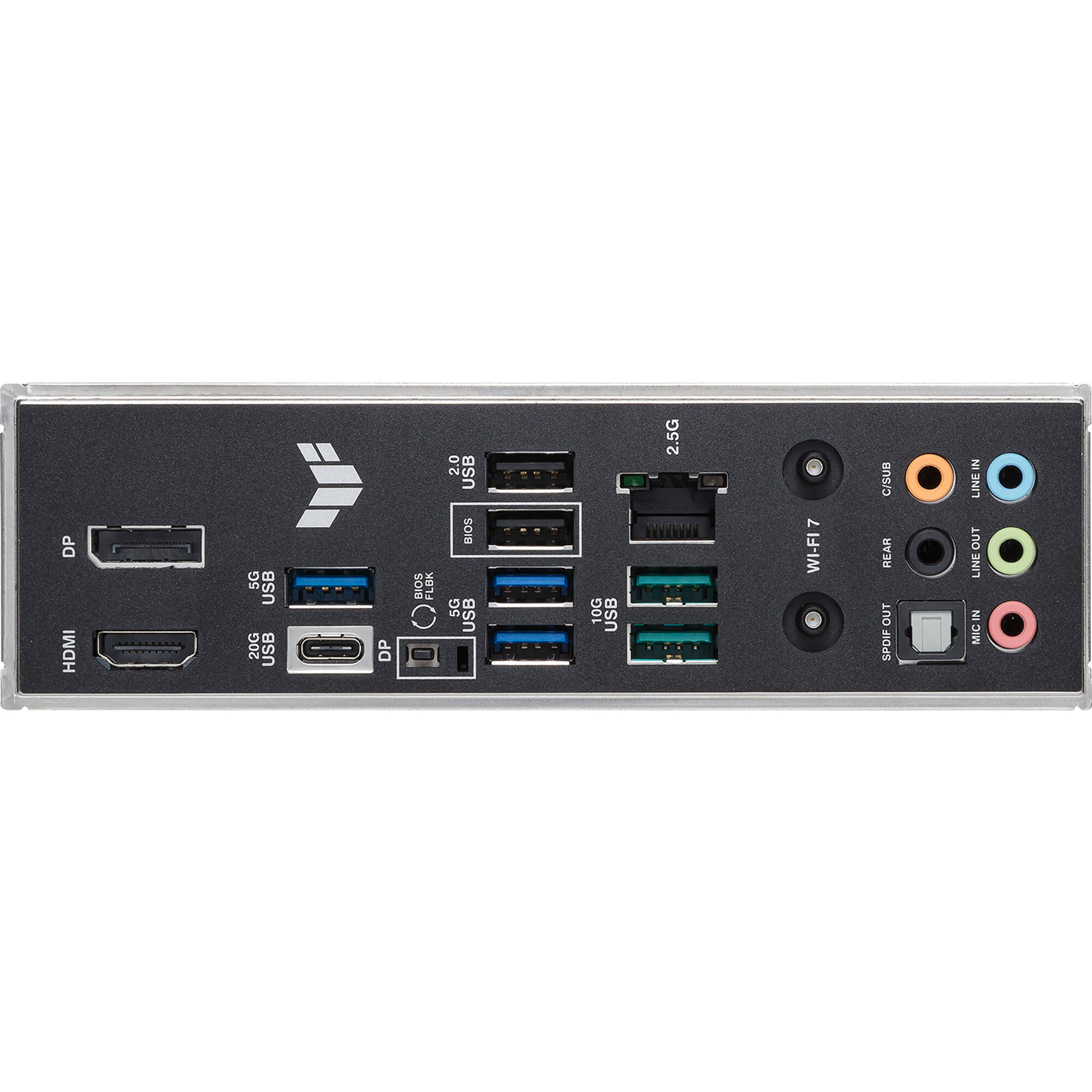 ASUS TUF GAMING B860-PLUS WIFI microATX motherboard with LGA 1851, DDR5, Wi-Fi 7, and 3 M.2 slots — view 6