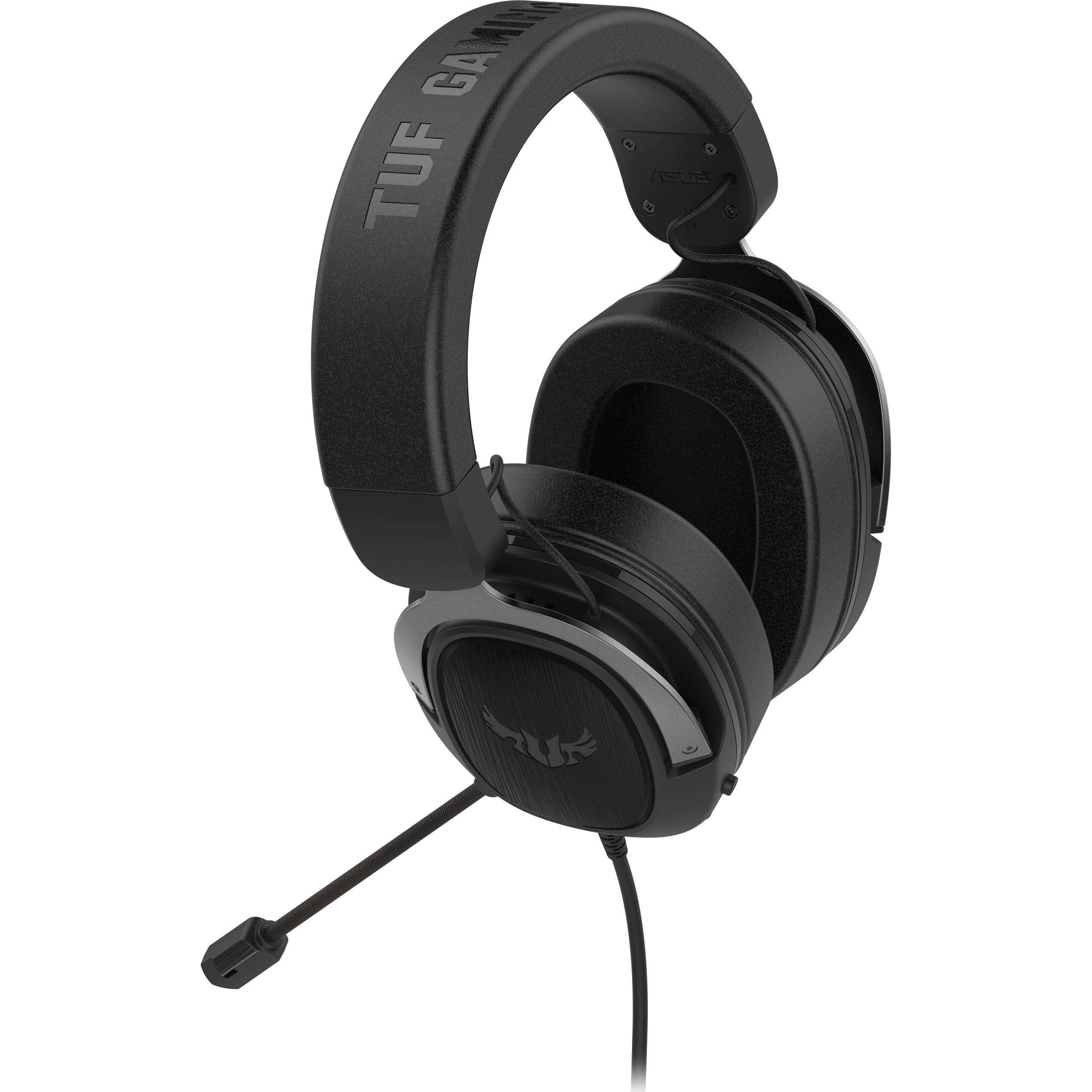 ASUS TUF Gaming H3 Gun Metal wired gaming headset with 7.1 surround sound and 50 mm drivers — view 2