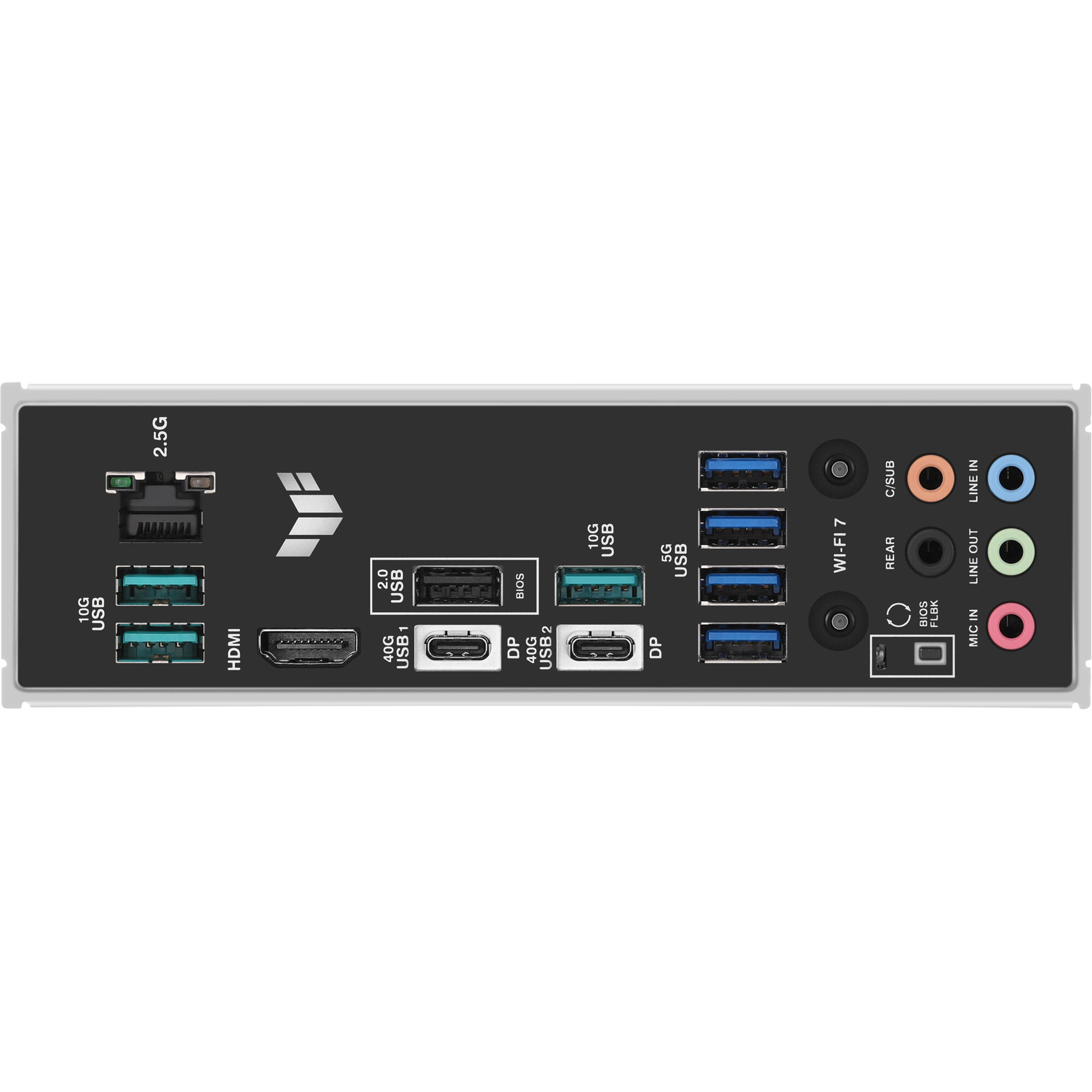 ASUS TUF GAMING X870-PLUS WIFI ATX motherboard with AM5 socket, Wi-Fi 7, and four M.2 slots — view 5