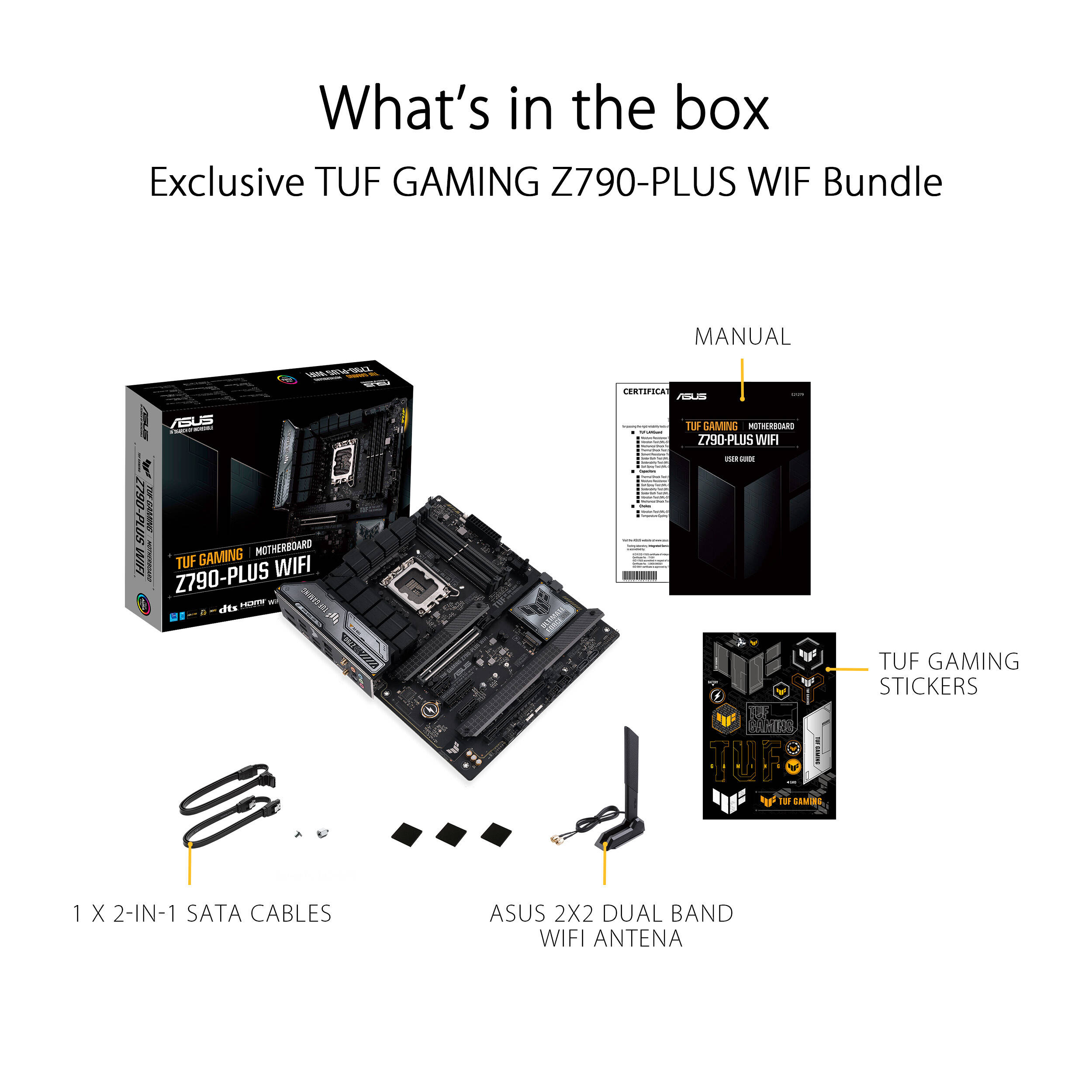 ASUS TUF GAMING Z790-PLUS WIFI ATX motherboard for Intel systems with DDR5 and Wi-Fi — view 10