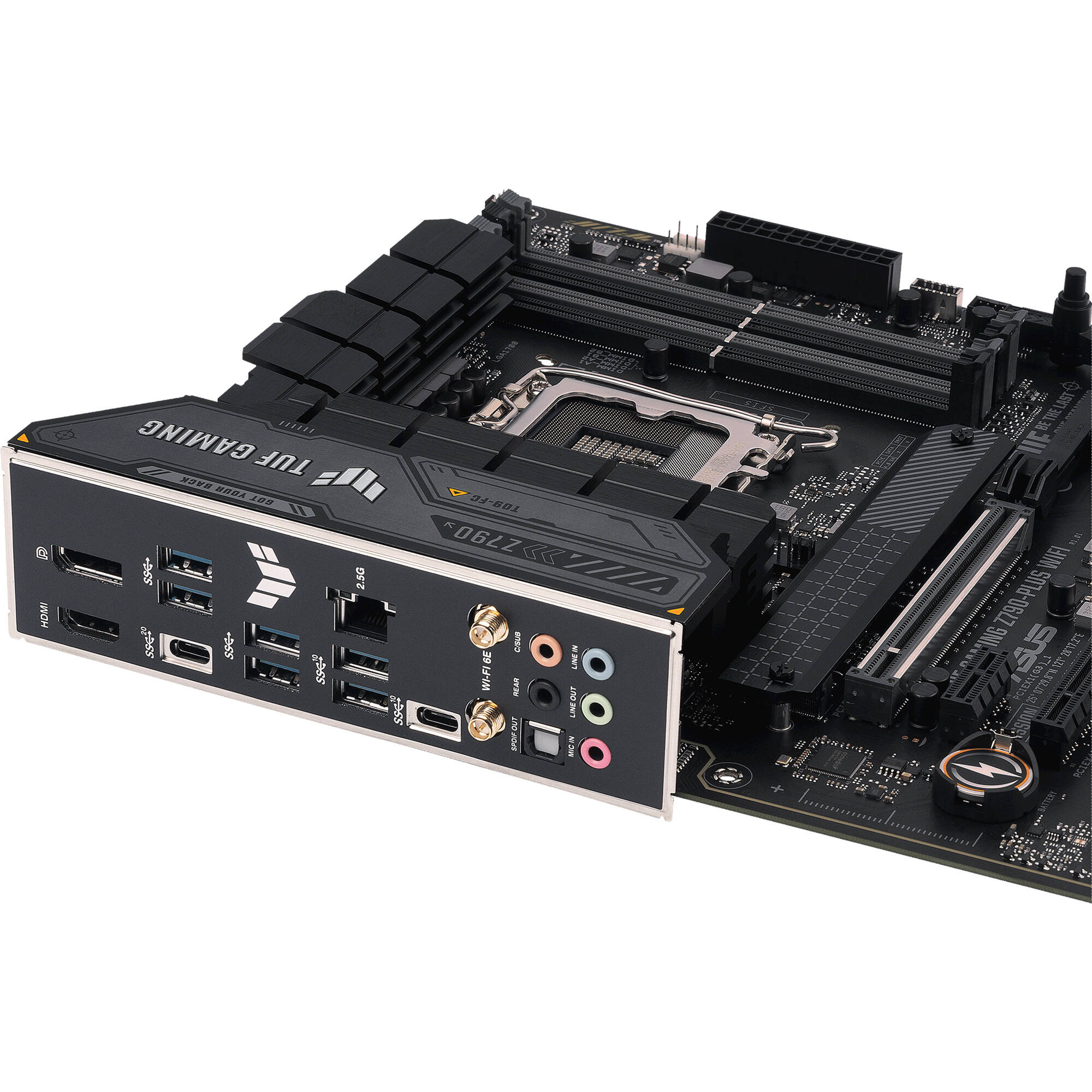 ASUS TUF GAMING Z790-PLUS WIFI ATX motherboard for Intel systems with DDR5 and Wi-Fi — view 9