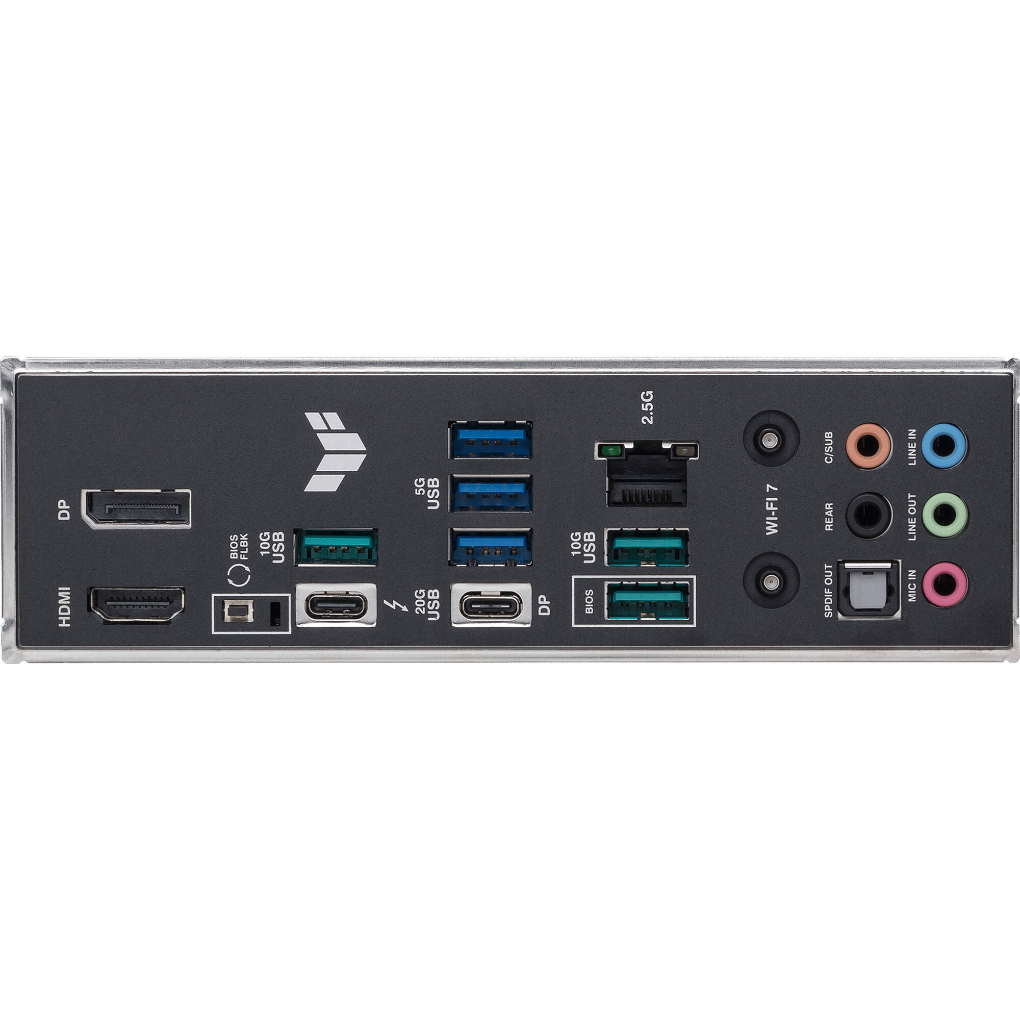 ASUS TUF GAMING Z890-PLUS WIFI ATX motherboard with LGA 1851 socket, Wi-Fi 7, and four M.2 slots — view 5