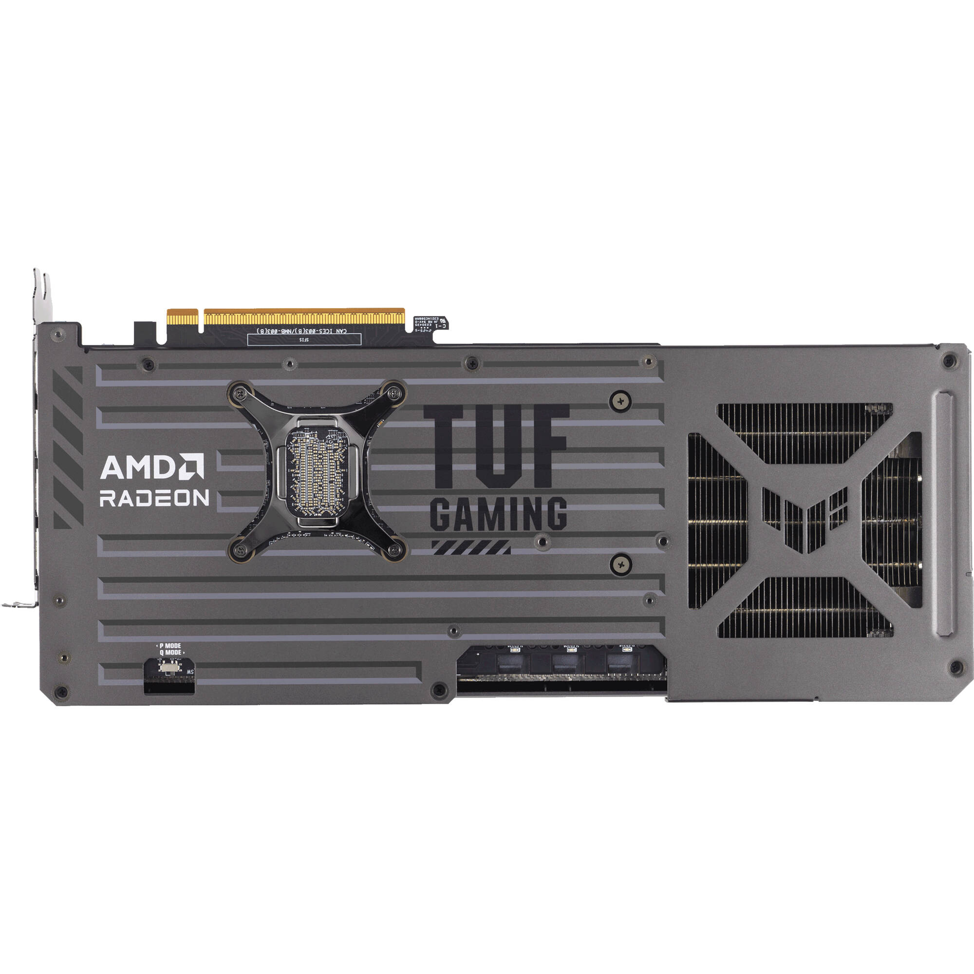 ASUS TUF RX9070XT O16G GAMING graphics card with TUF cooling and 16GB memory — view 6