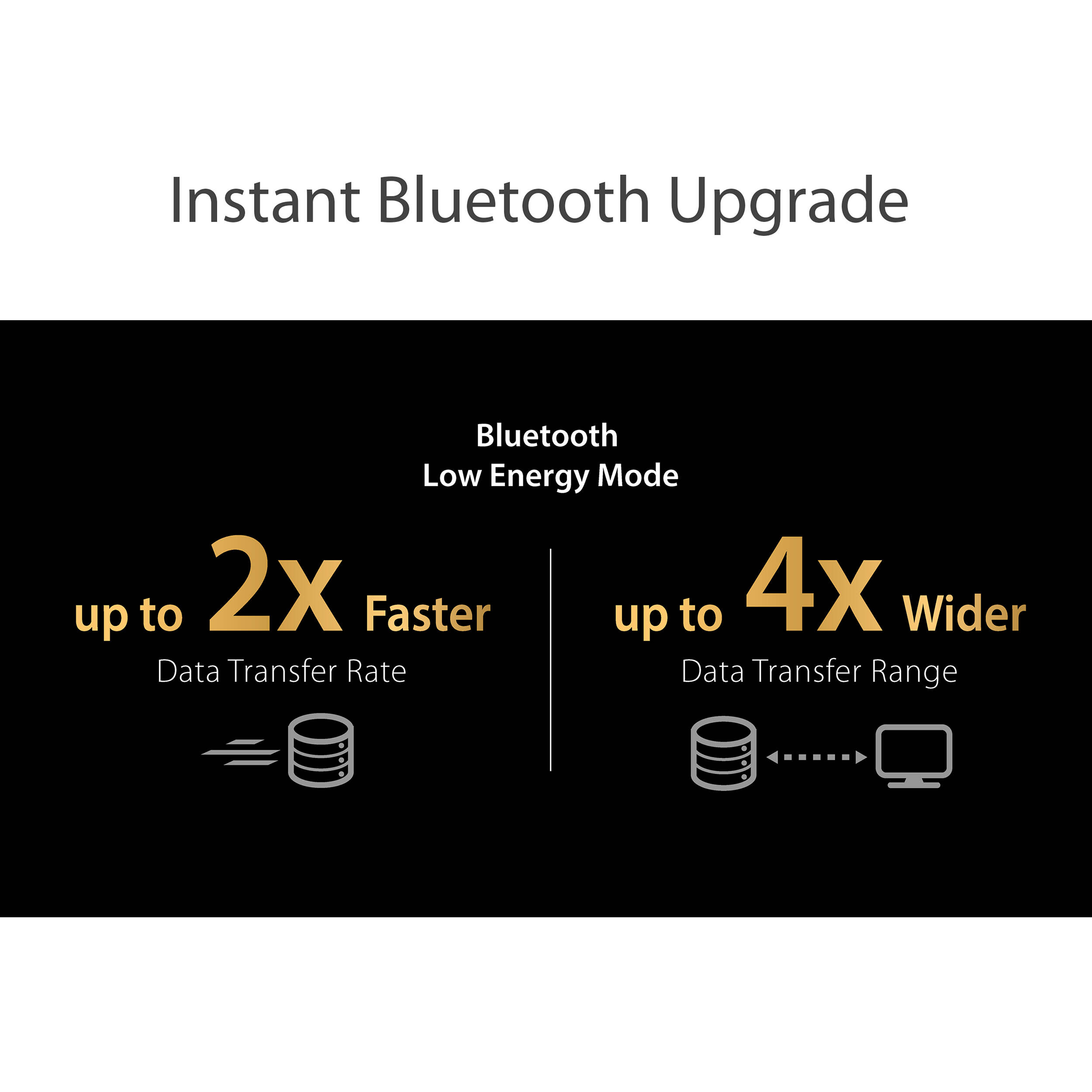 ASUS USB-BT500 Bluetooth 5.0 USB adapter for PC wireless connectivity — view 2