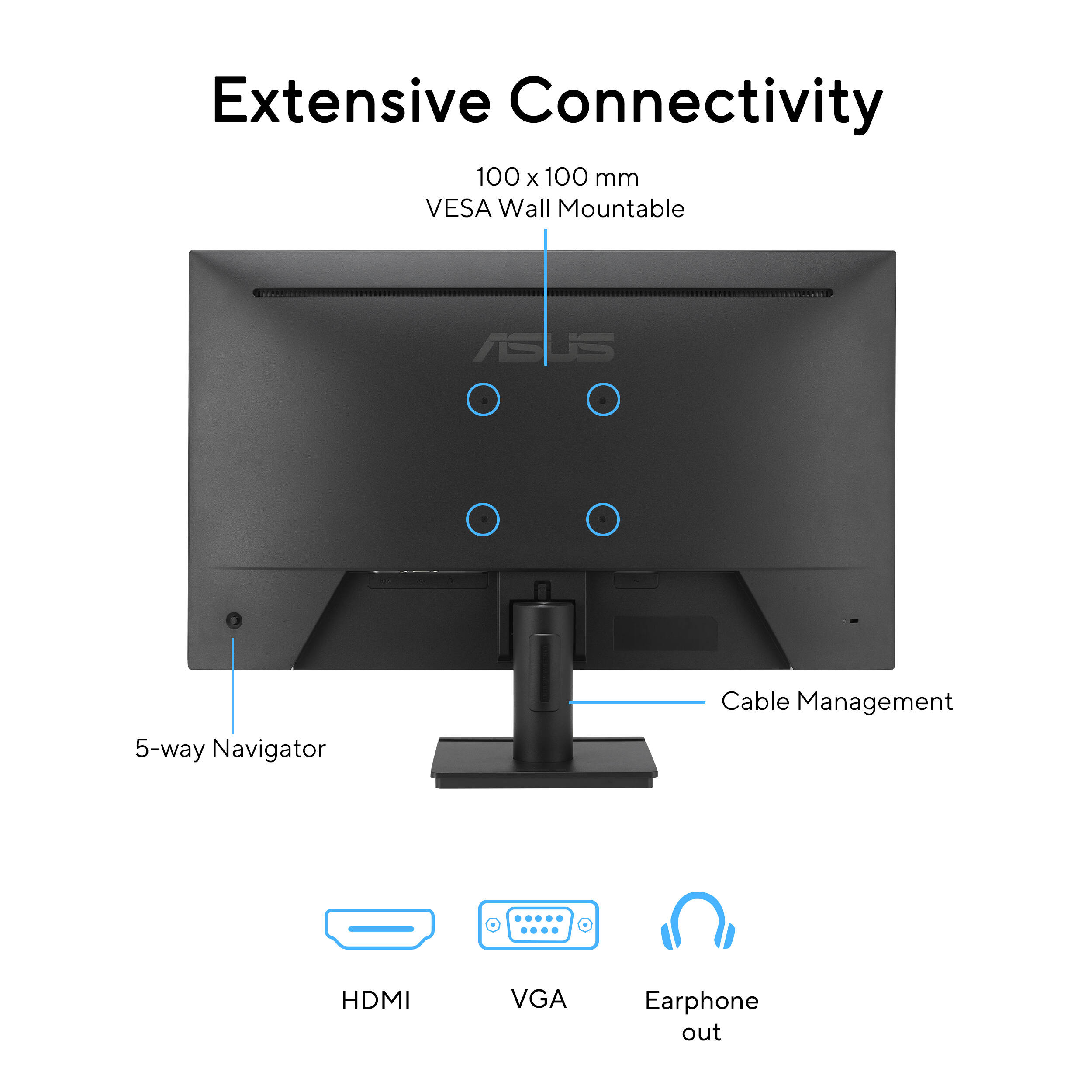 ASUS VA279HG 27-inch Full HD IPS monitor with frameless design and Eye Care features — view 8
