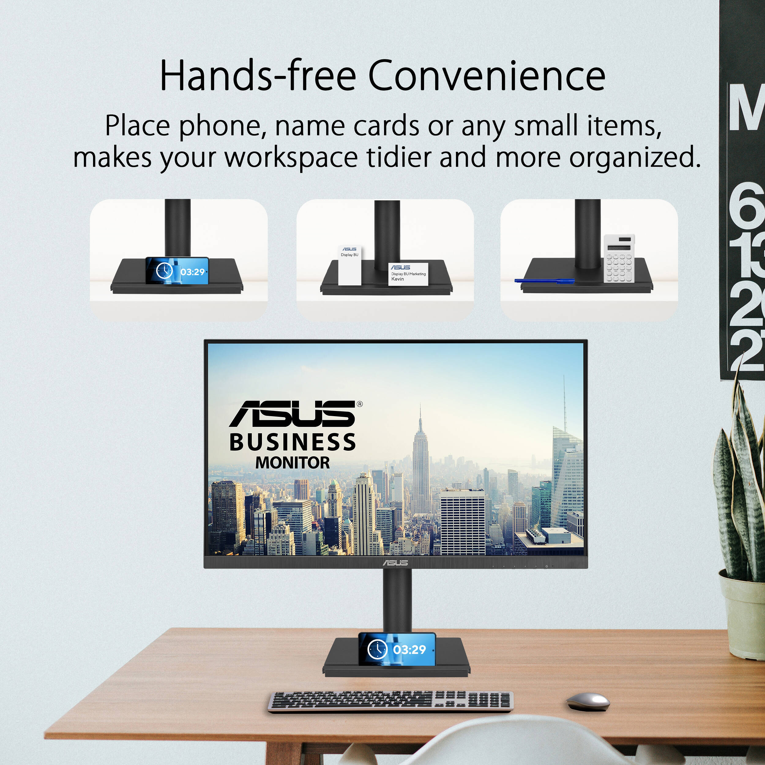 ASUS VA27DQFS 27-inch IPS Full HD monitor with ergonomic stand and VESA support — view 16