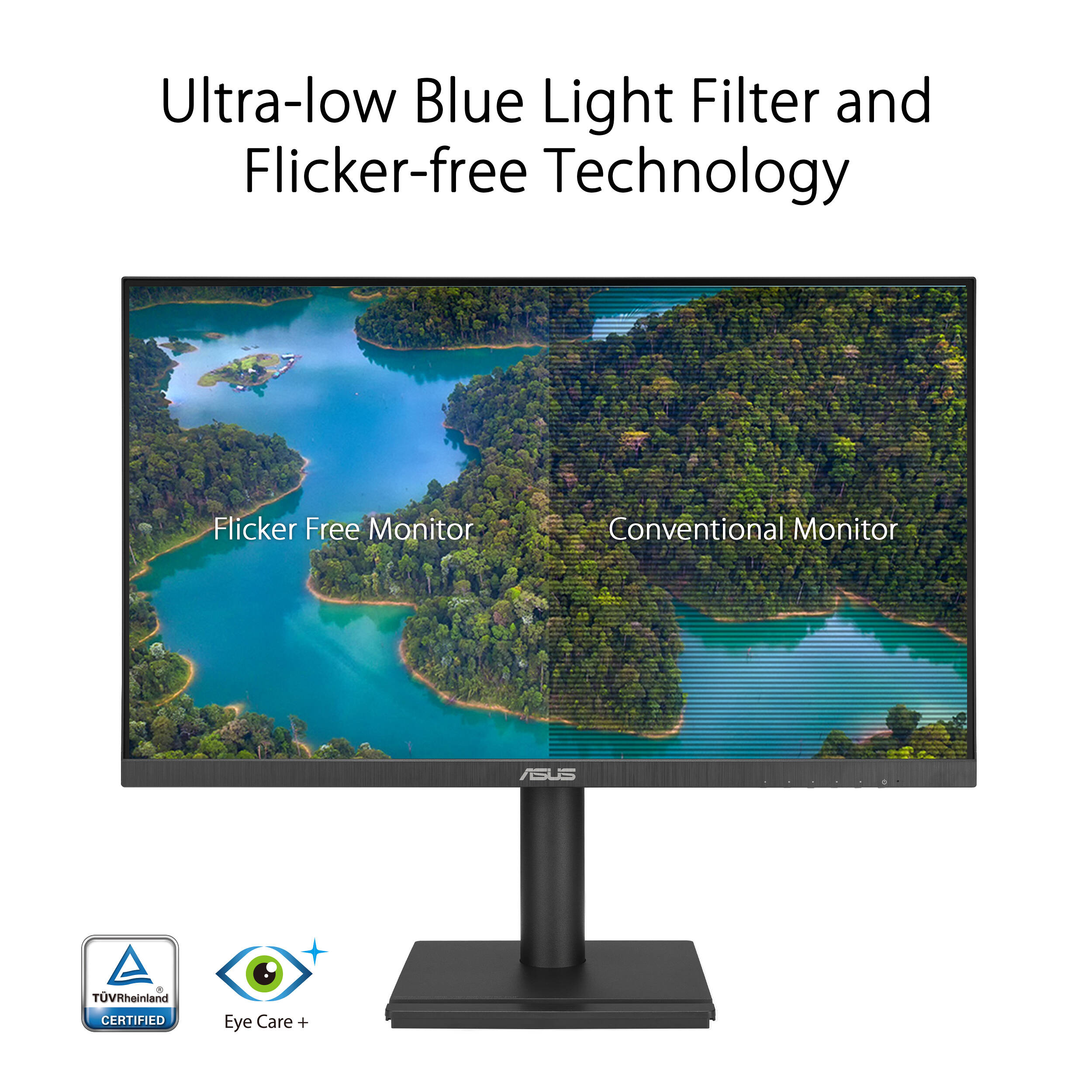ASUS VA27DQFS 27-inch IPS Full HD monitor with ergonomic stand and VESA support — view 17